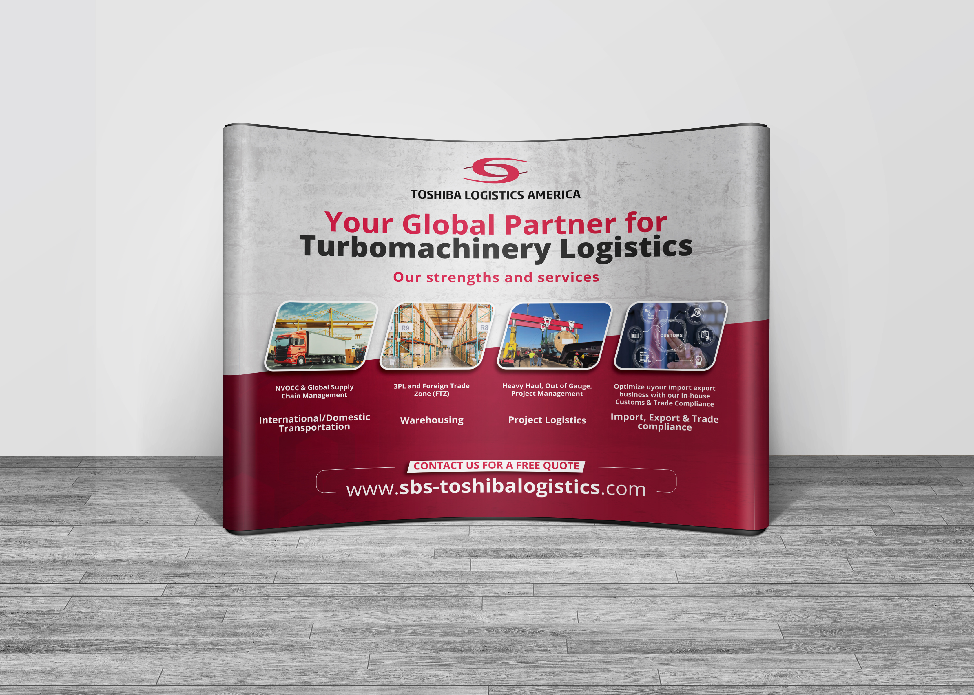 Graphic Design by Sun Creative for Toshiba Logistics America | Design #35657603