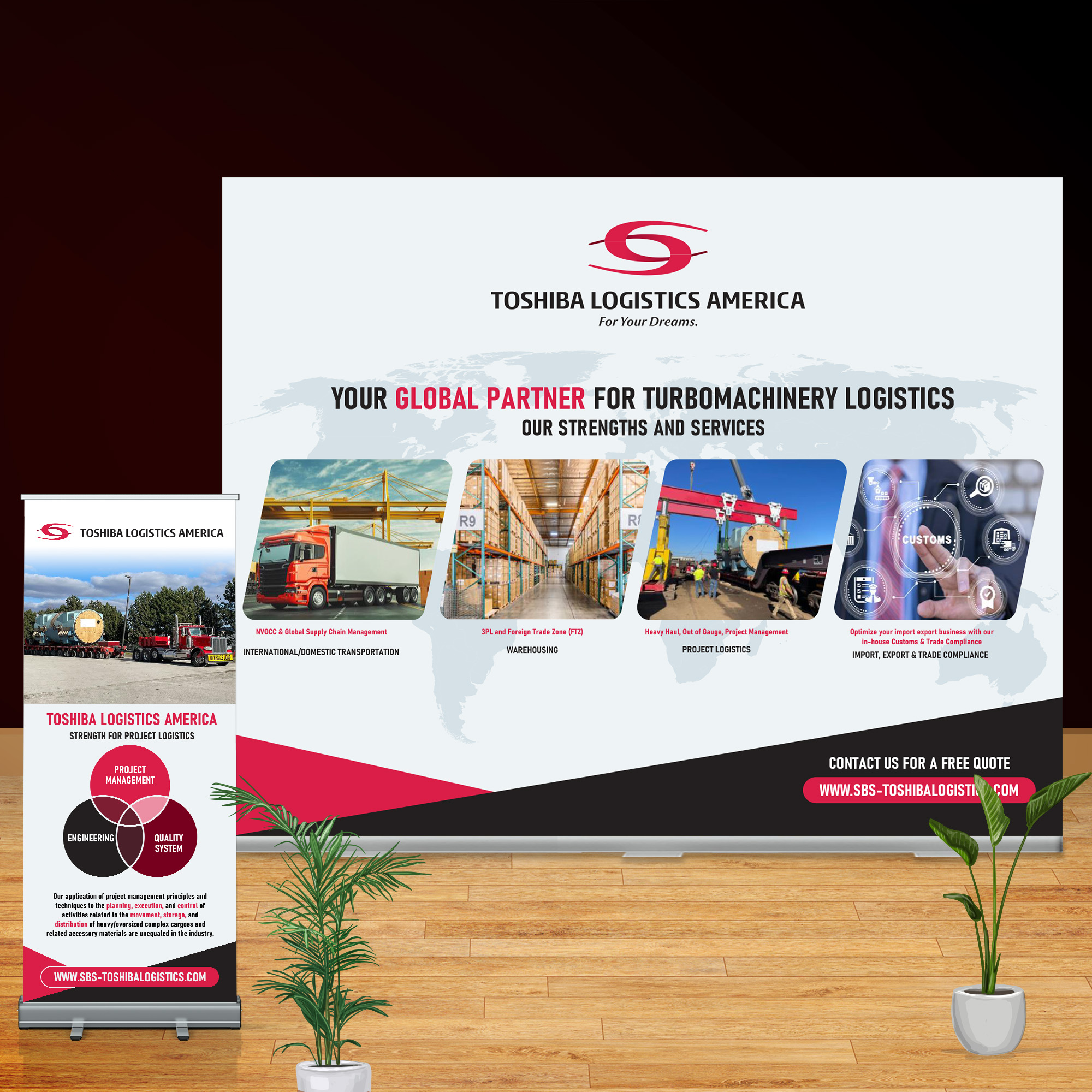 Graphic Design by MrColiArtist for Toshiba Logistics America | Design #35655911