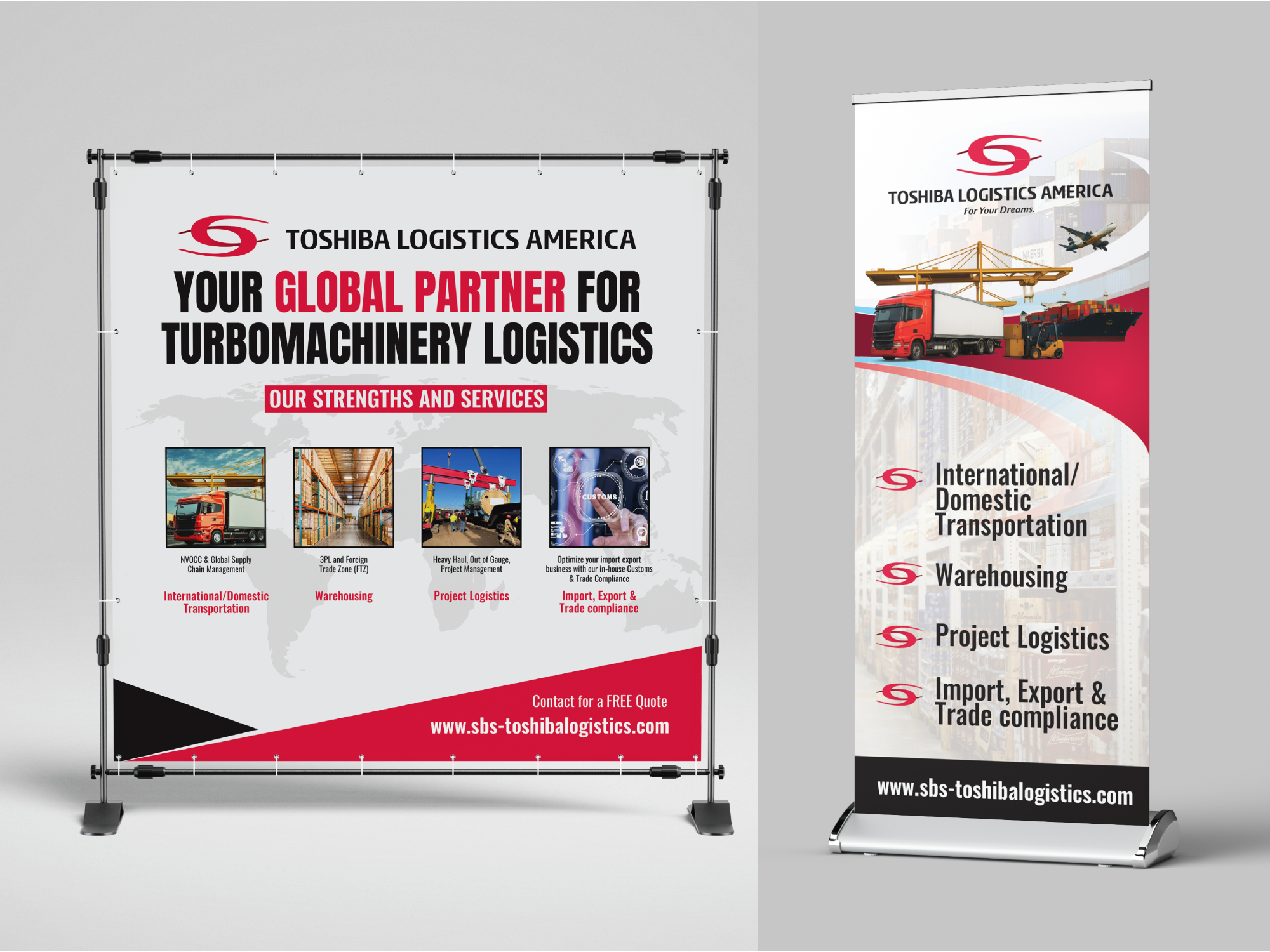 Graphic Design by JK18 for Toshiba Logistics America | Design #35653863