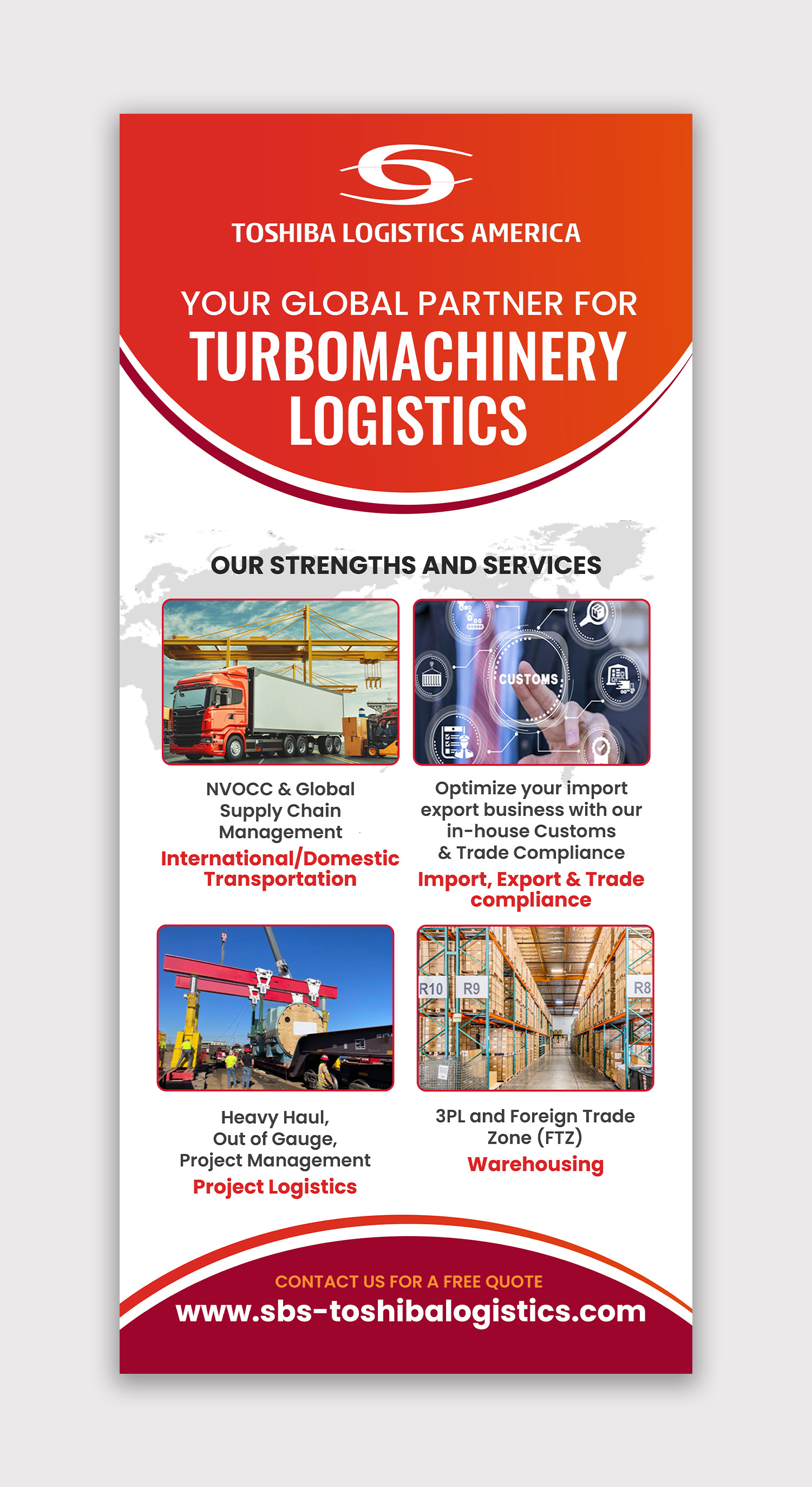 Graphic Design by debdesign for Toshiba Logistics America | Design #35686757