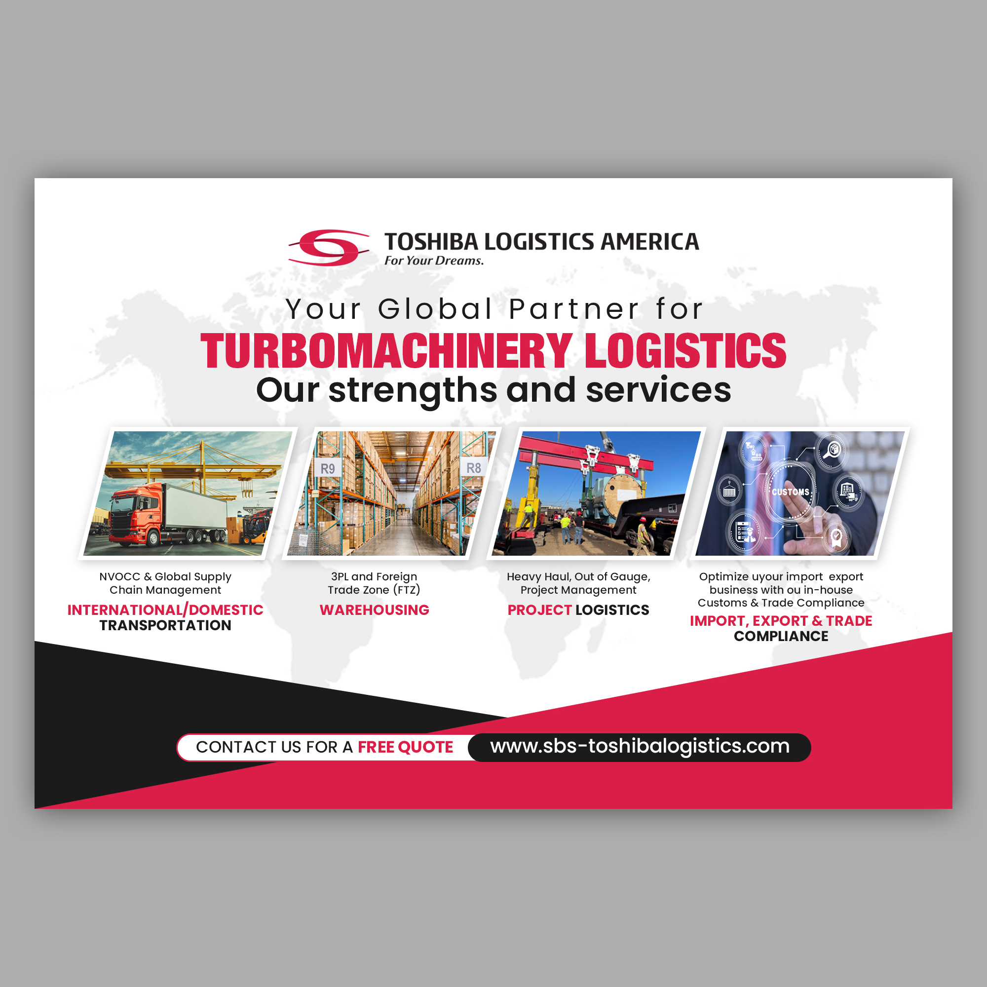Grafik-Design von debdesign für Toshiba Logistics America | Design #35686832