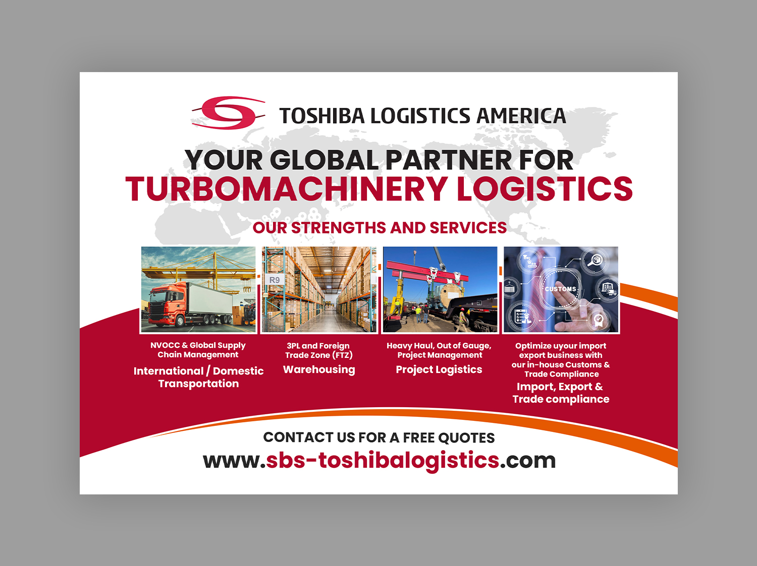 Graphic Design by debdesign for Toshiba Logistics America | Design #35687308