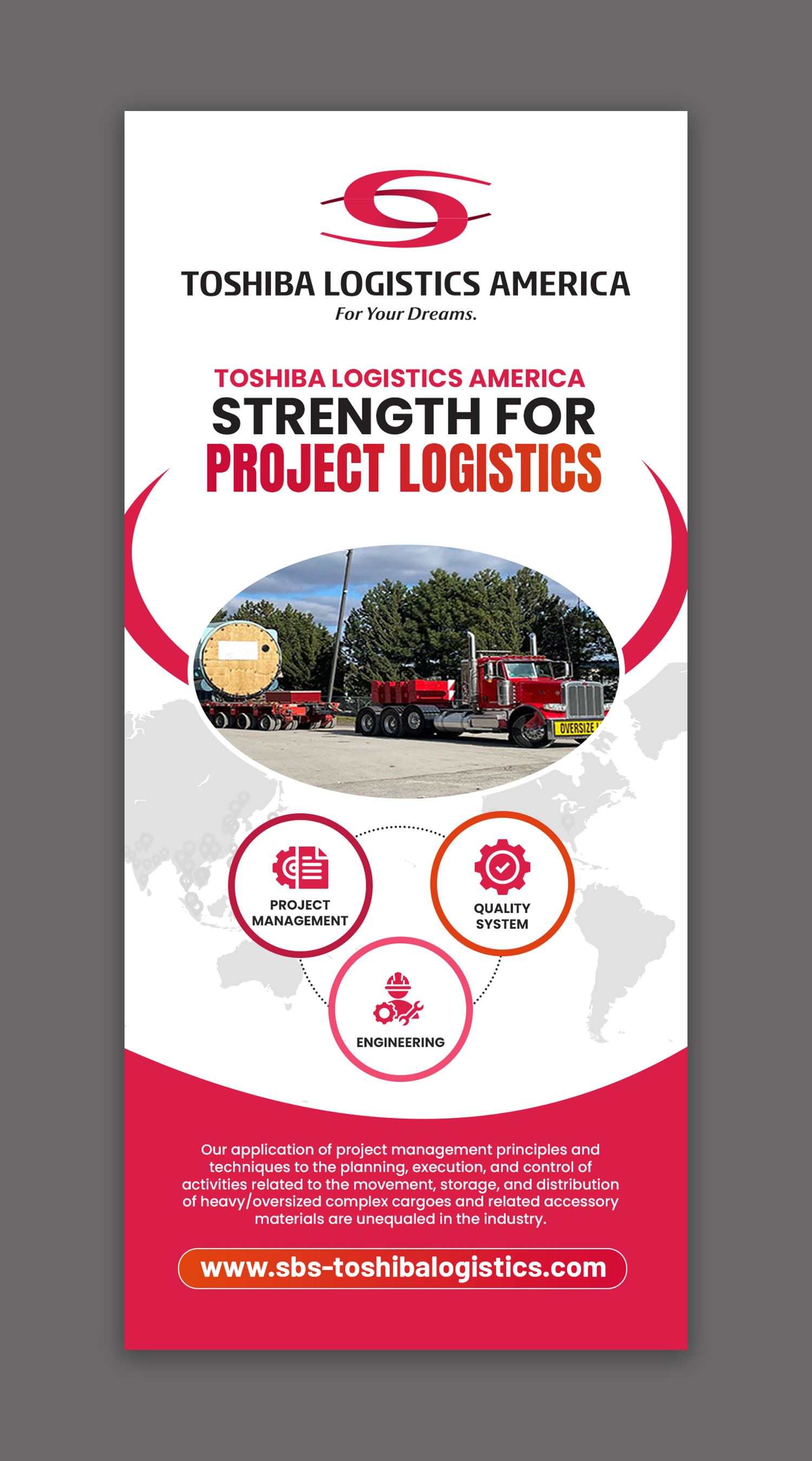 Graphic Design by debdesign for Toshiba Logistics America | Design #35687420