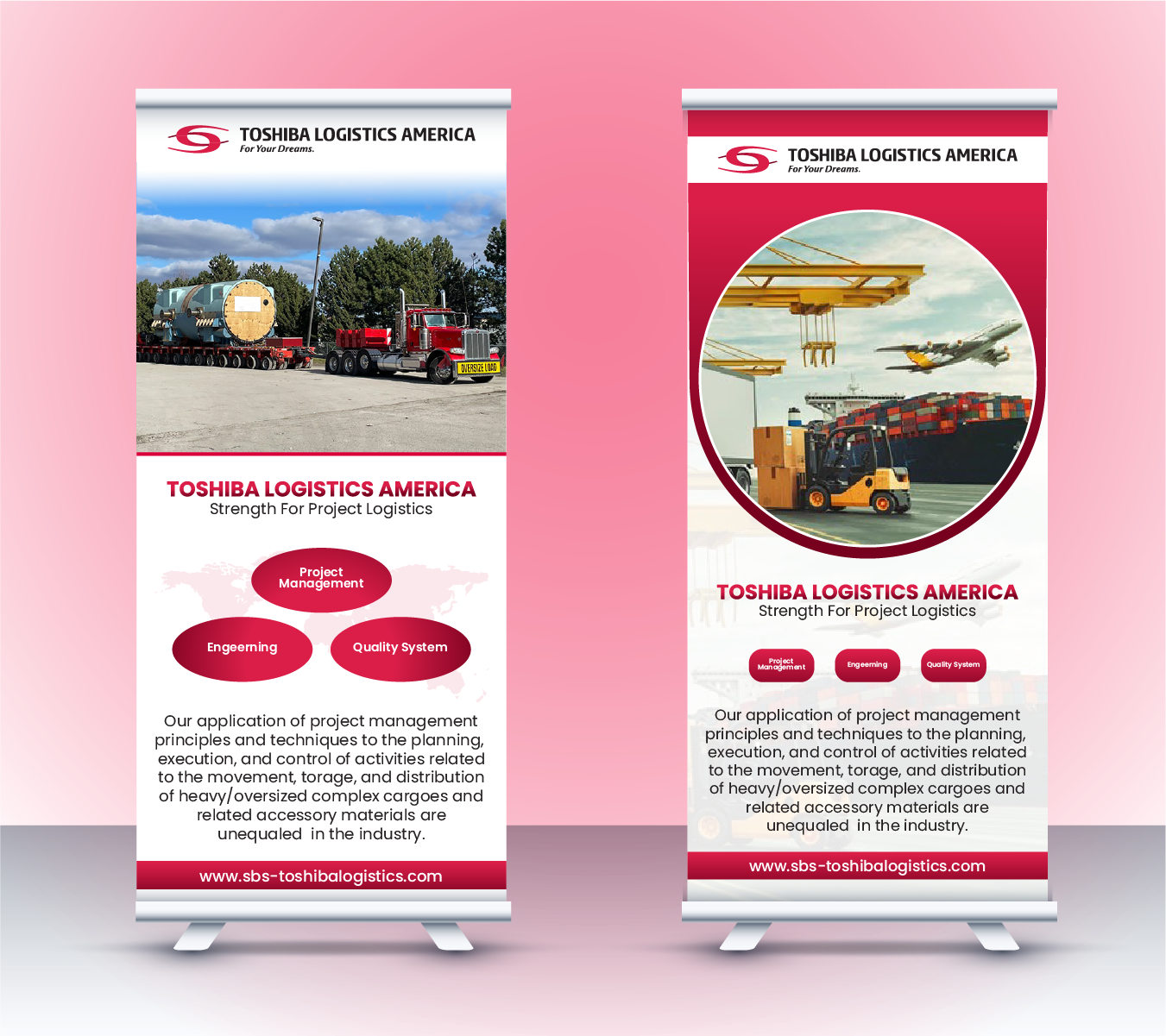 Graphic Design by Deziners Zone for Toshiba Logistics America | Design #35667801