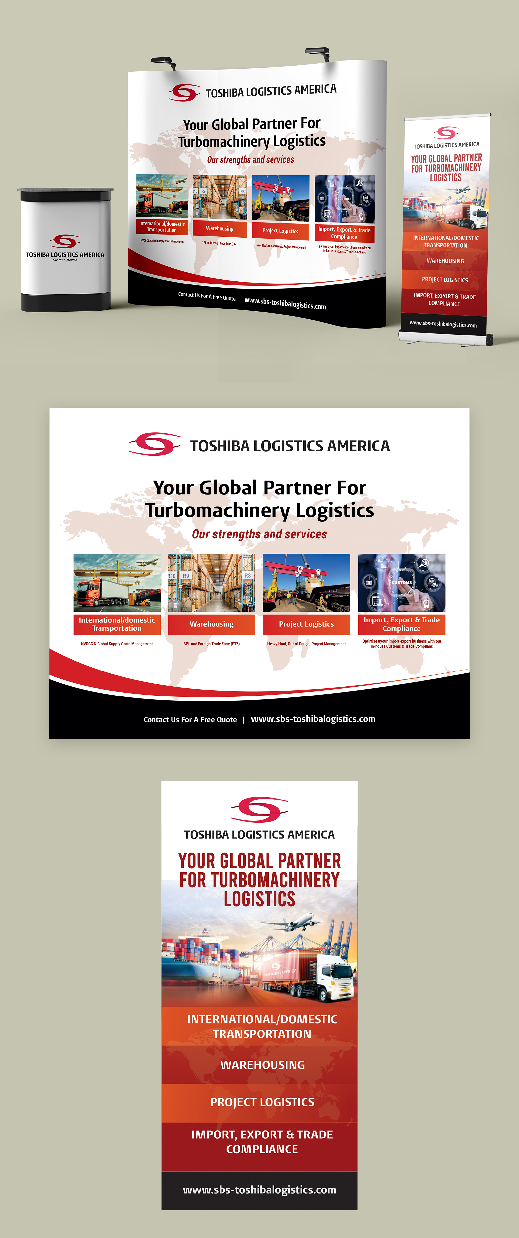 Grafik-Design von warga creative für Toshiba Logistics America | Design #35661116