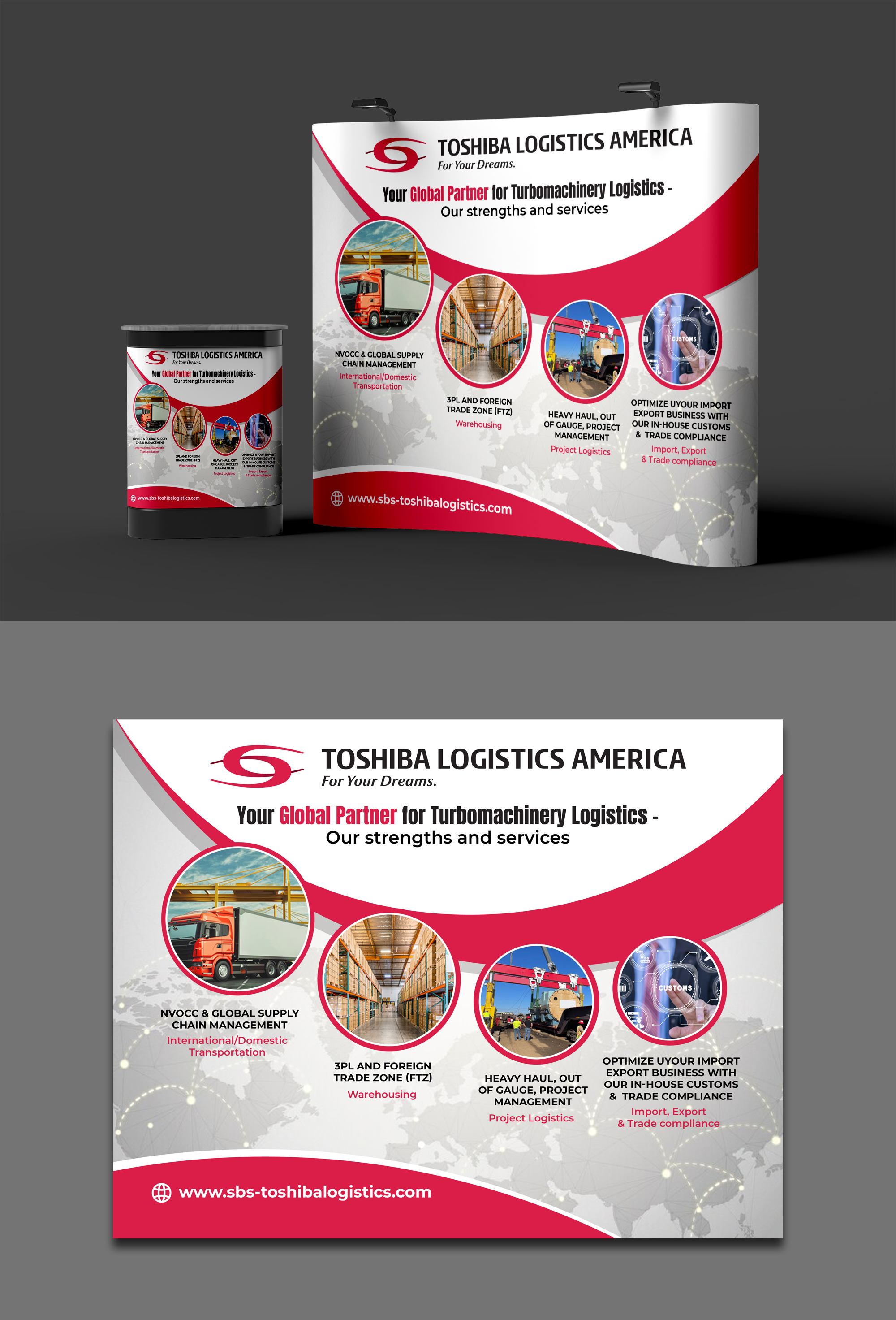 Grafik-Design von websmartusa für Toshiba Logistics America | Design #35654876