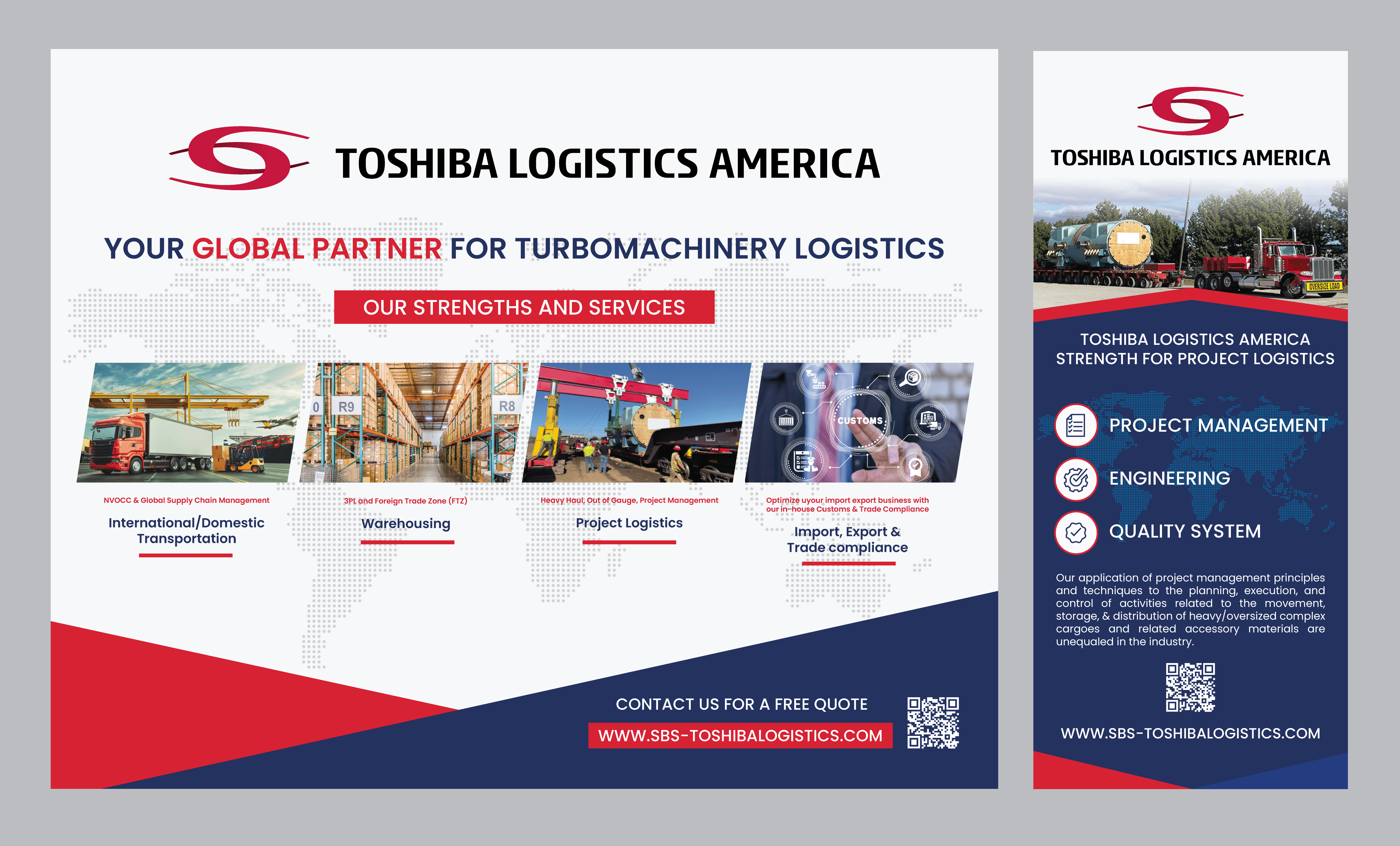 Graphic Design by saurov for Toshiba Logistics America | Design #35653144