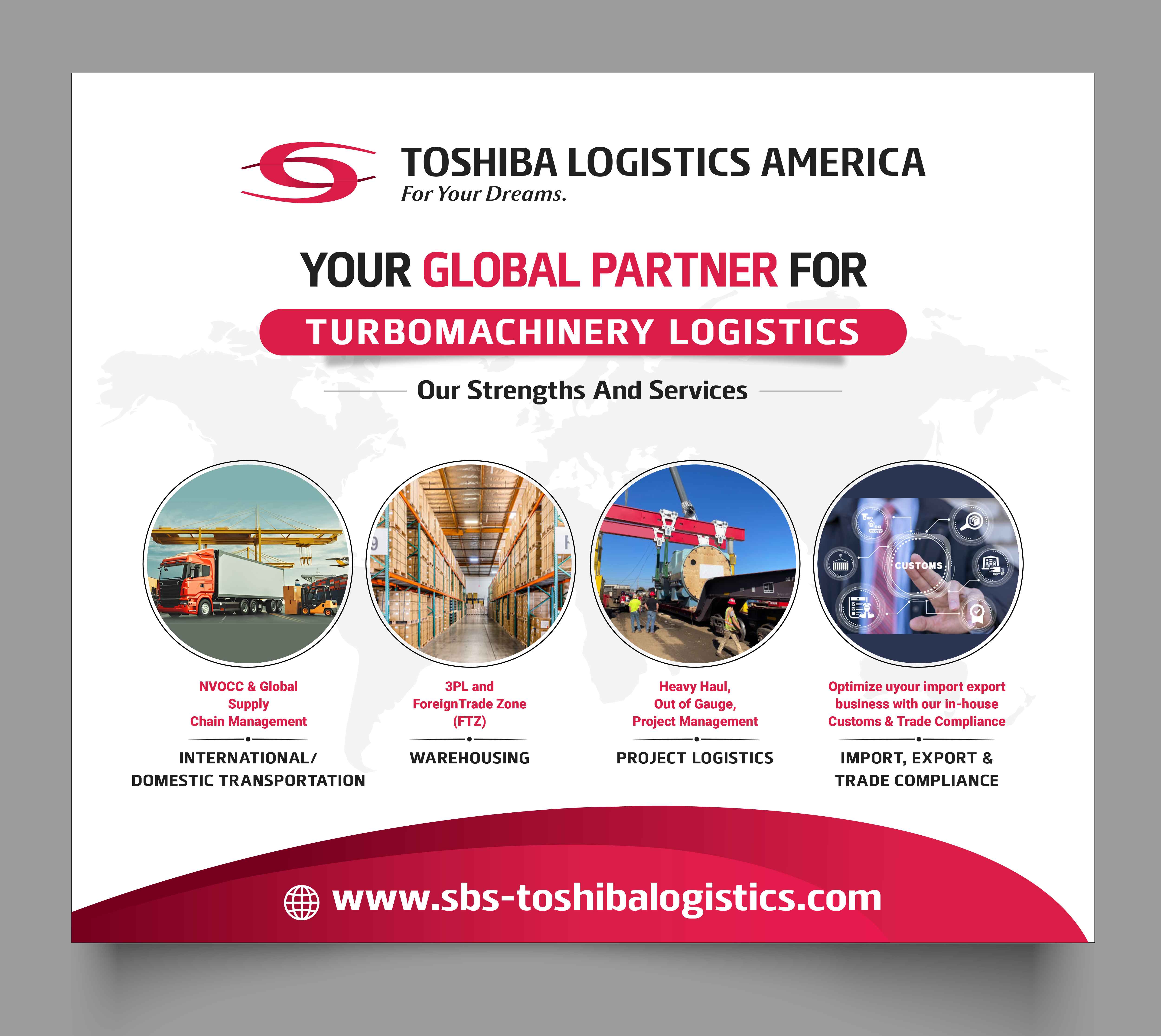Graphic Design by SAI DESIGNS for Toshiba Logistics America | Design #35675154