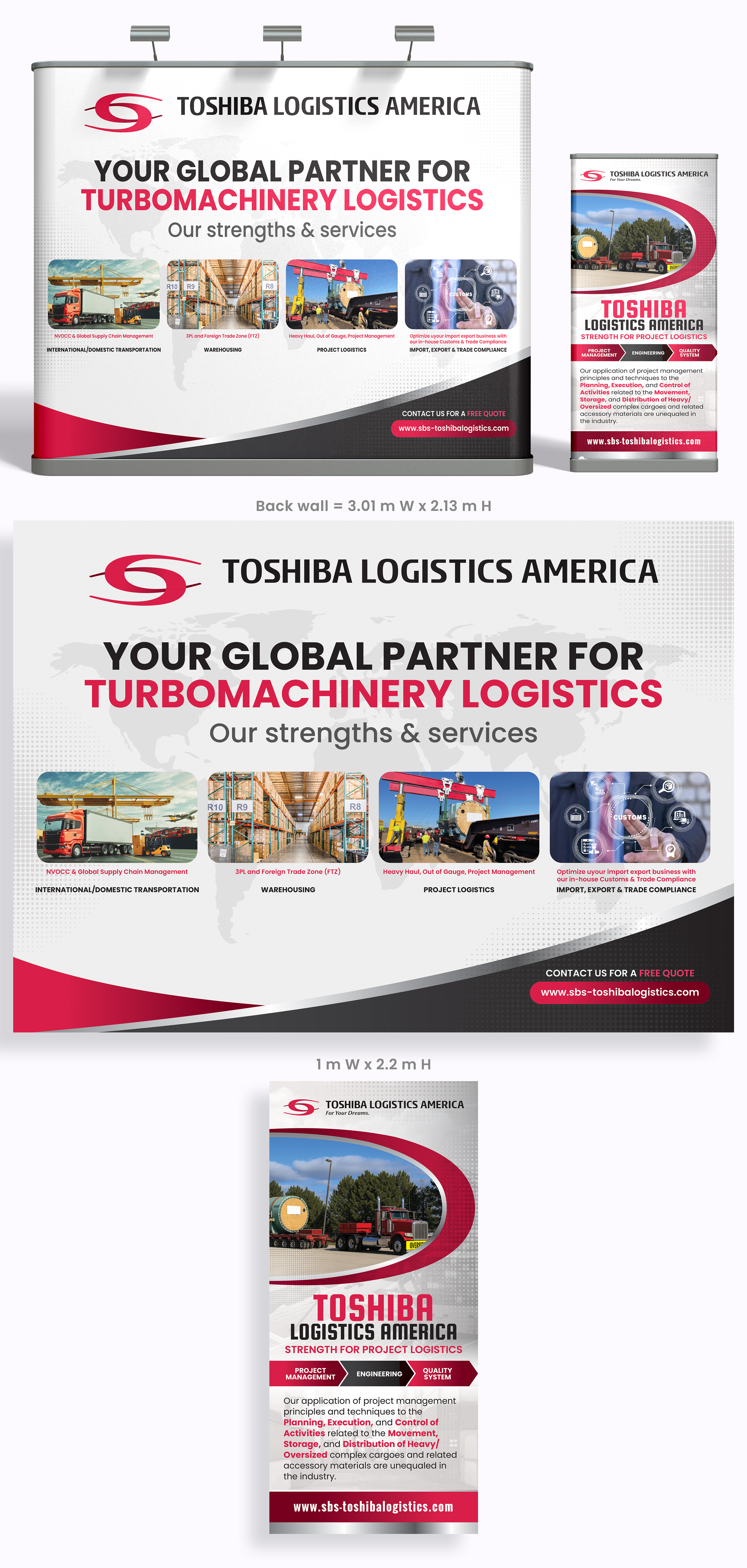 Graphic Design by Impressive Designs for Toshiba Logistics America | Design #35667853