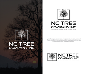 Nc Tree Company Upgraded logo for ad for t shirt or magazine ads