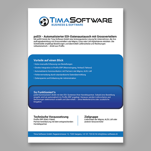 Flyer Design by YourLogoMaster for ProSim GmbH | Design: #35670984