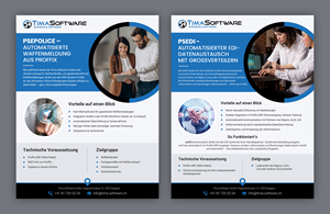 Produktflyer für zwei ERP-Schnittstellen (Proffix)