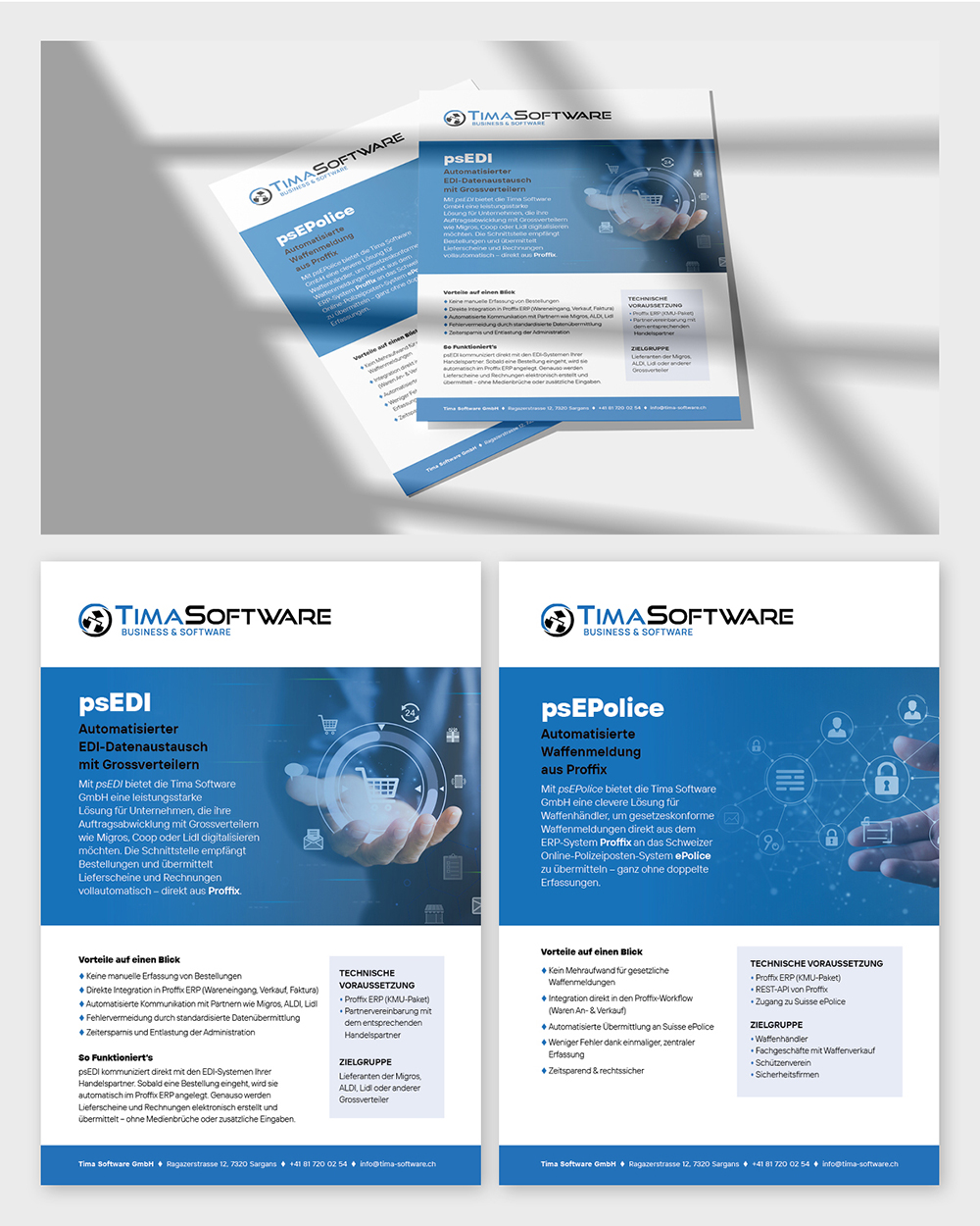 Design de Flyer par Des!gn pour ProSim GmbH | Design #35670442