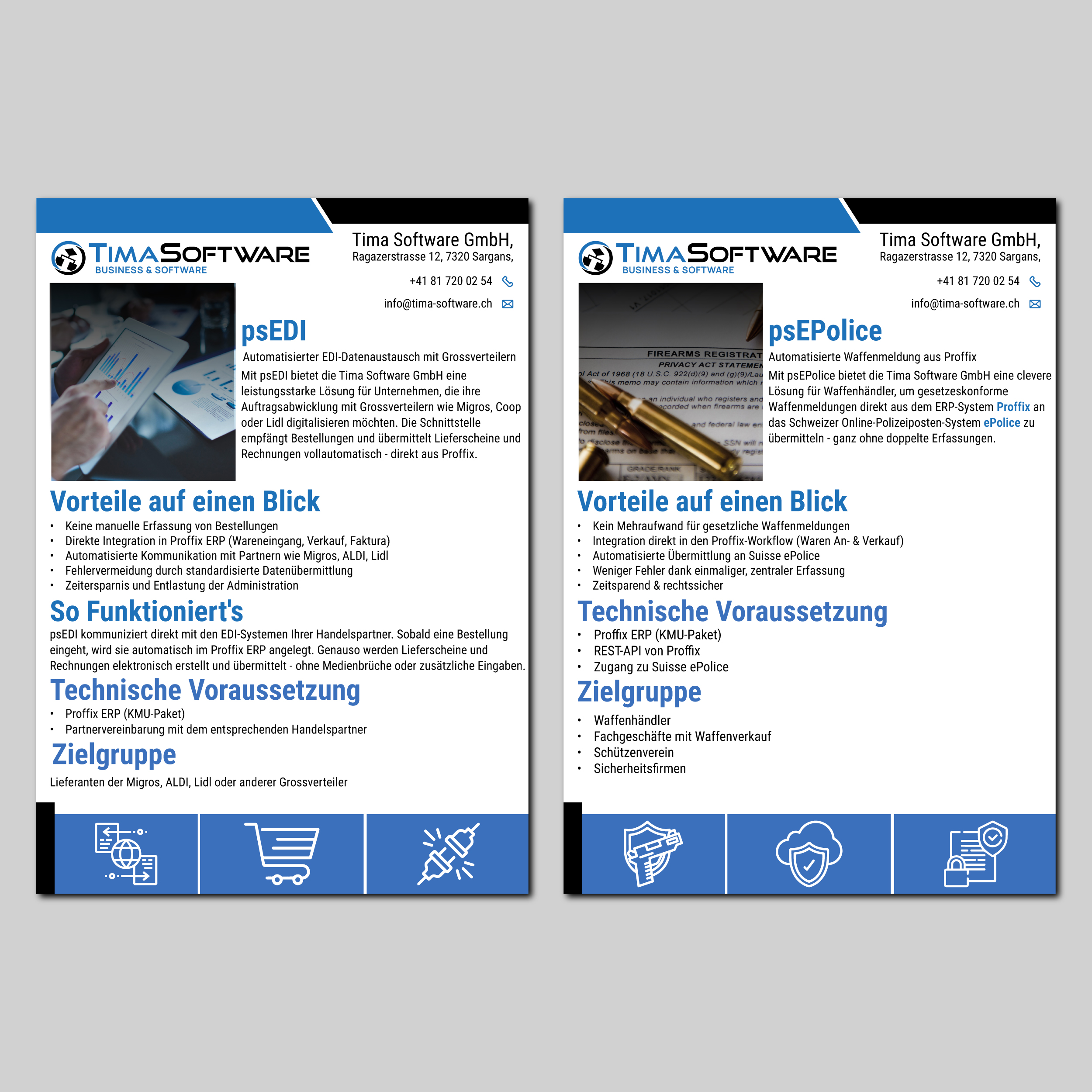 Flyer Design by victipedia for ProSim GmbH | Design #35673987