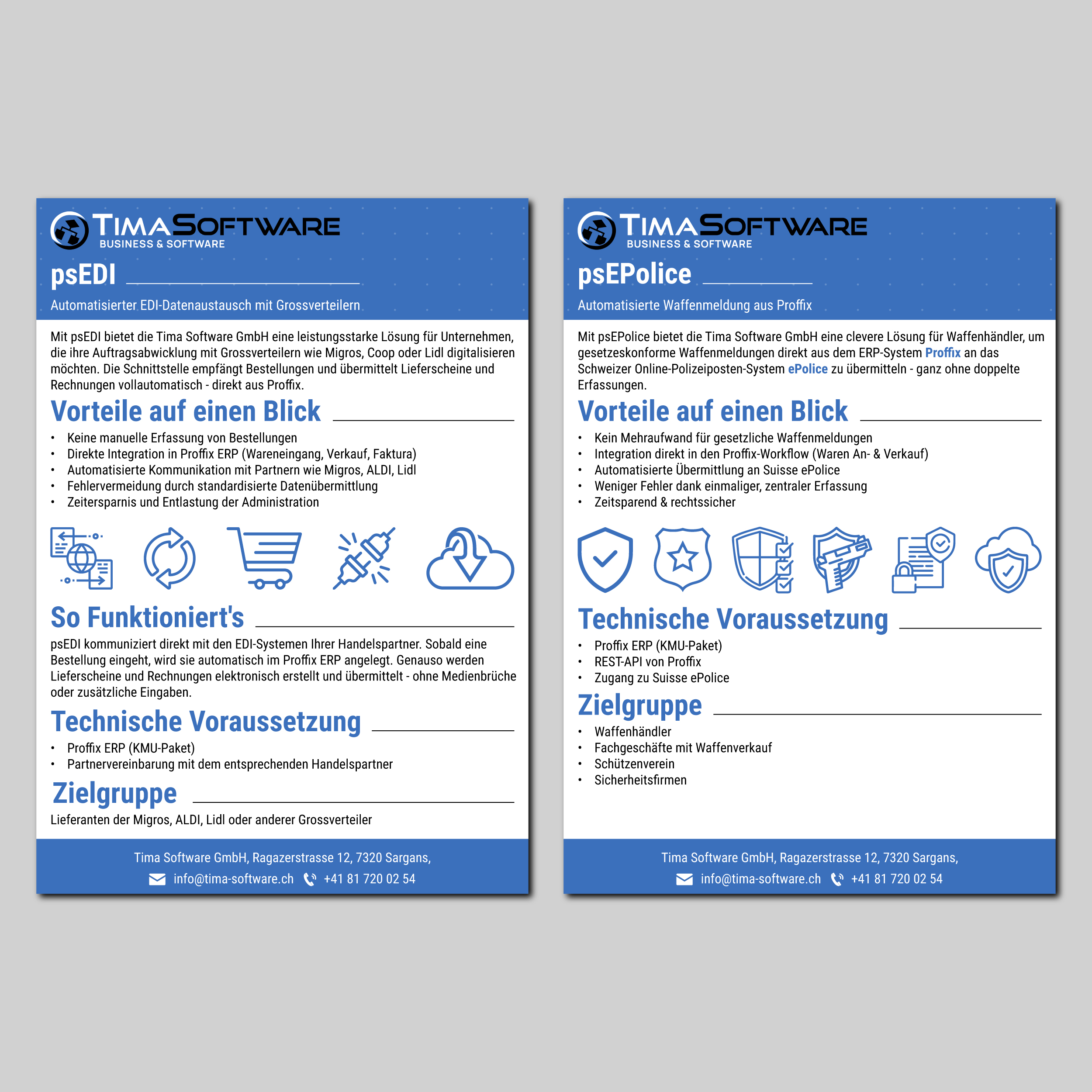 Flyer Design by victipedia for ProSim GmbH | Design #35673988