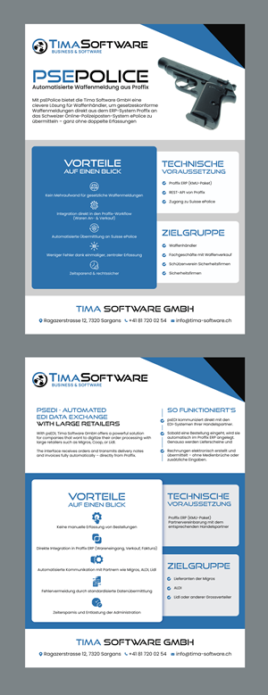 Flyer Design by saurov for ProSim GmbH | Design: #35662671