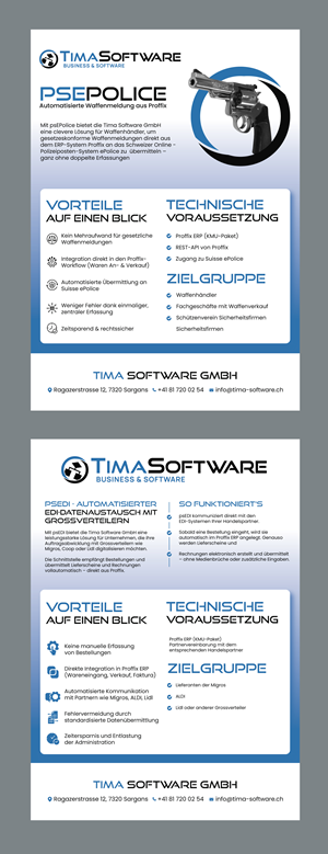 Flyer Design by saurov for ProSim GmbH | Design: #35663165
