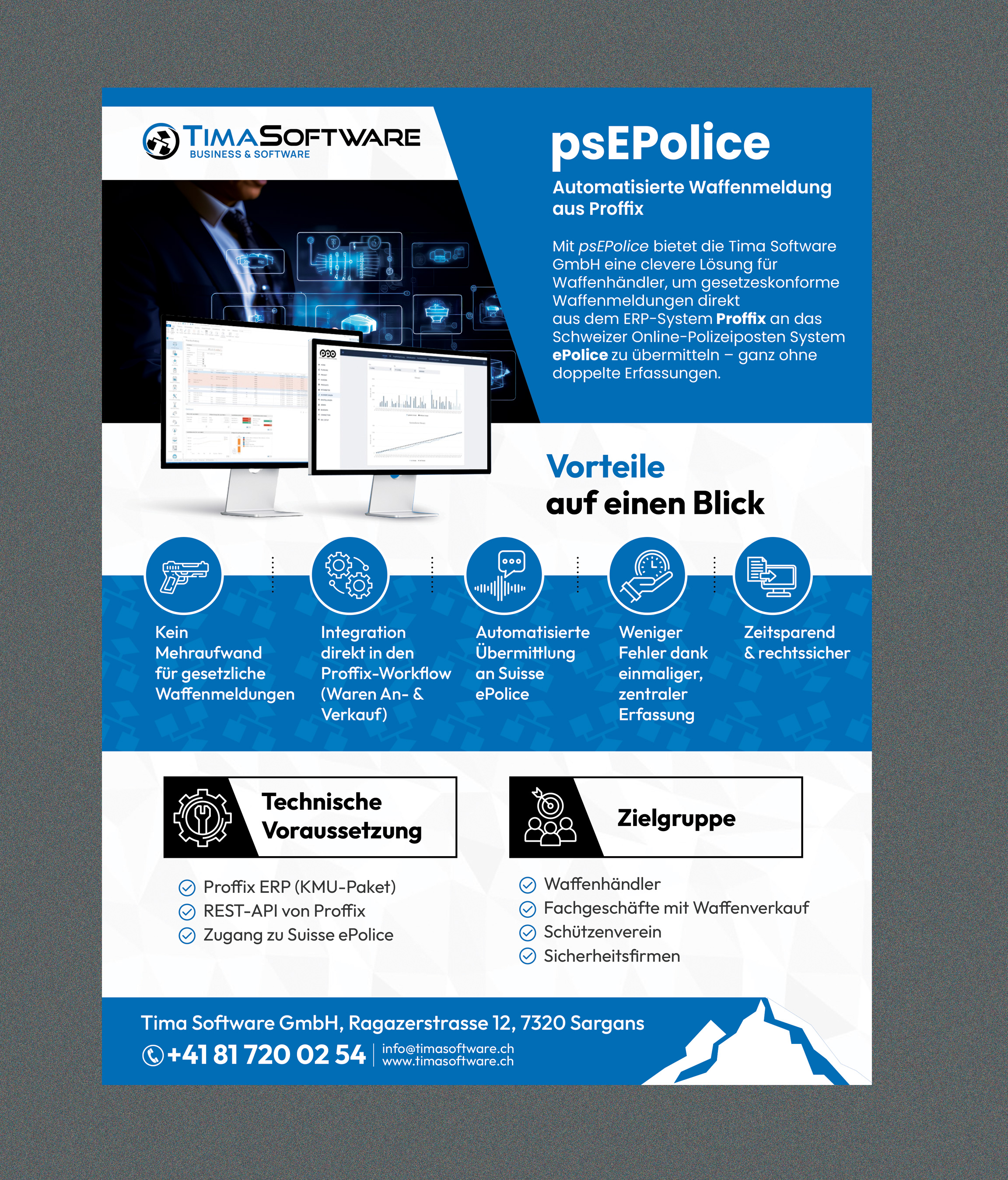 Flyer Design by Stan$oul for ProSim GmbH | Design #35658486