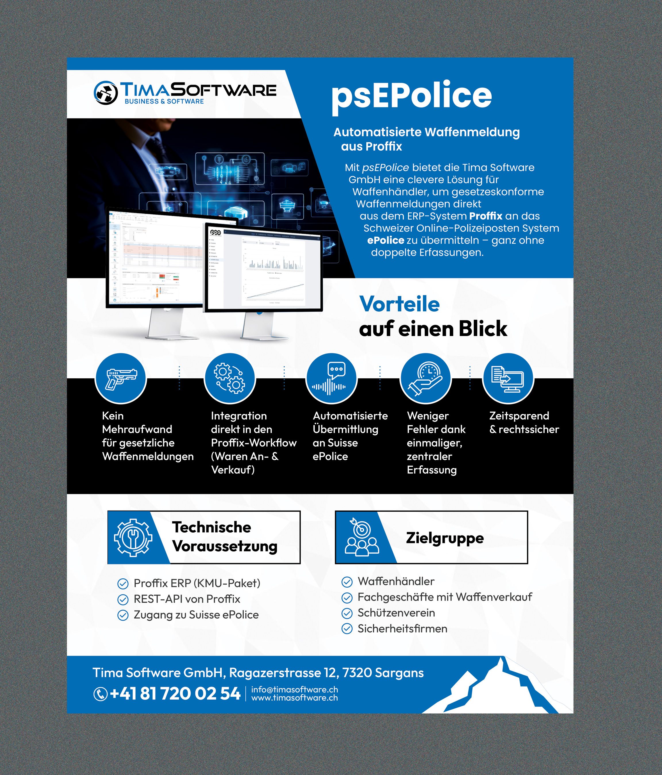 Flyer Design by Stan$oul for ProSim GmbH | Design #35658502