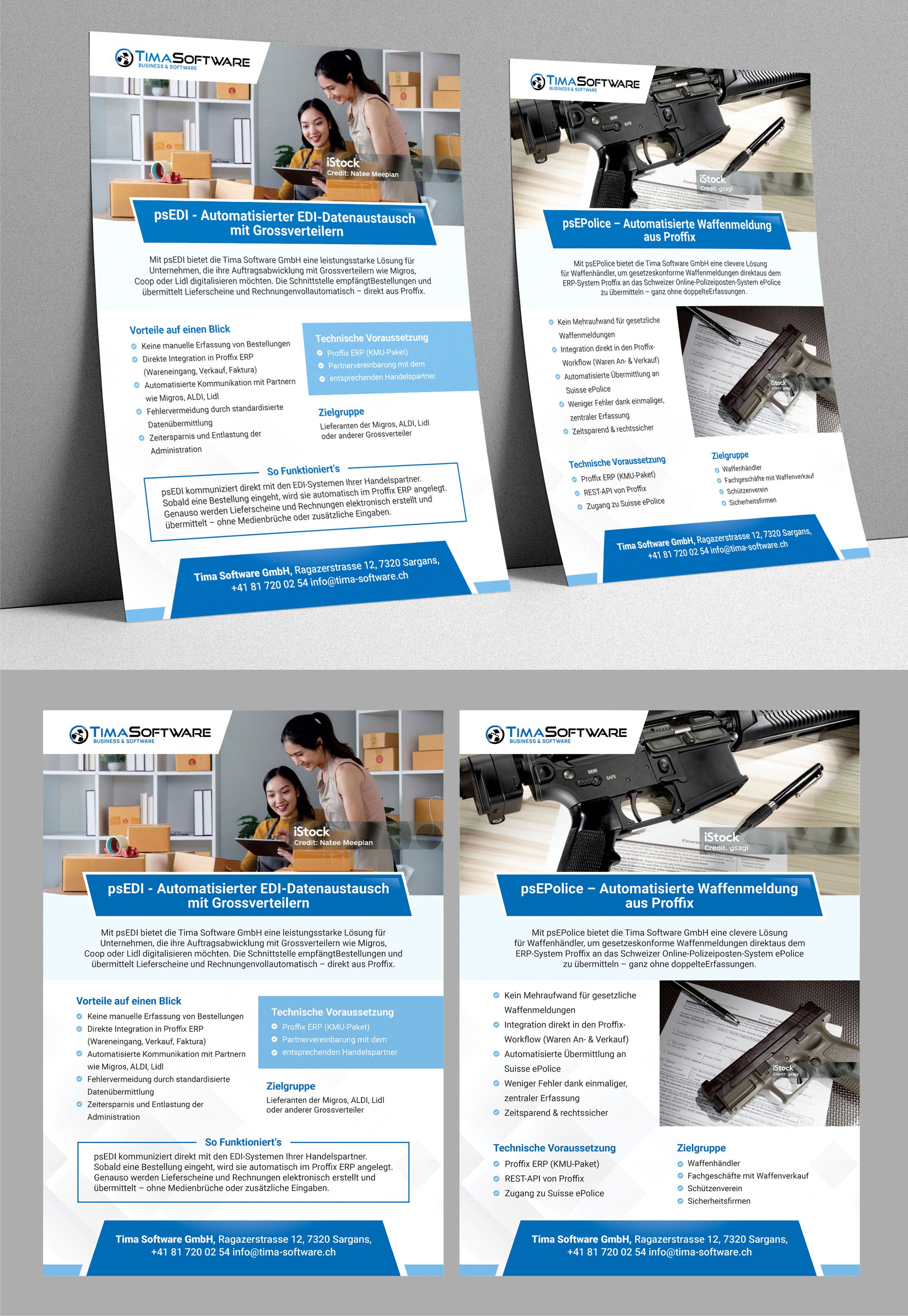 Flyer Design by Dzhafir for ProSim GmbH | Design #35668326