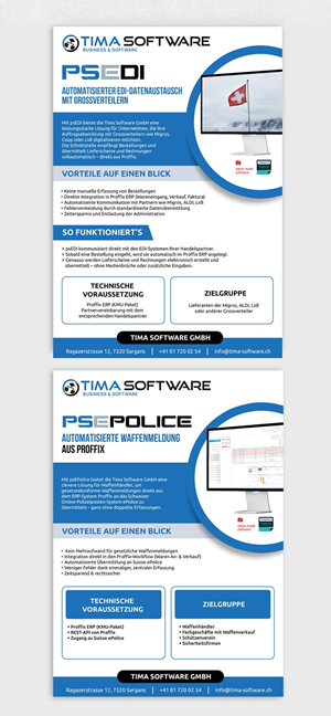 Flyer Design by DA. for ProSim GmbH | Design: #35666878
