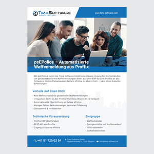 Flyer Design by Ambarwati Yuliana for ProSim GmbH | Design: #35671450