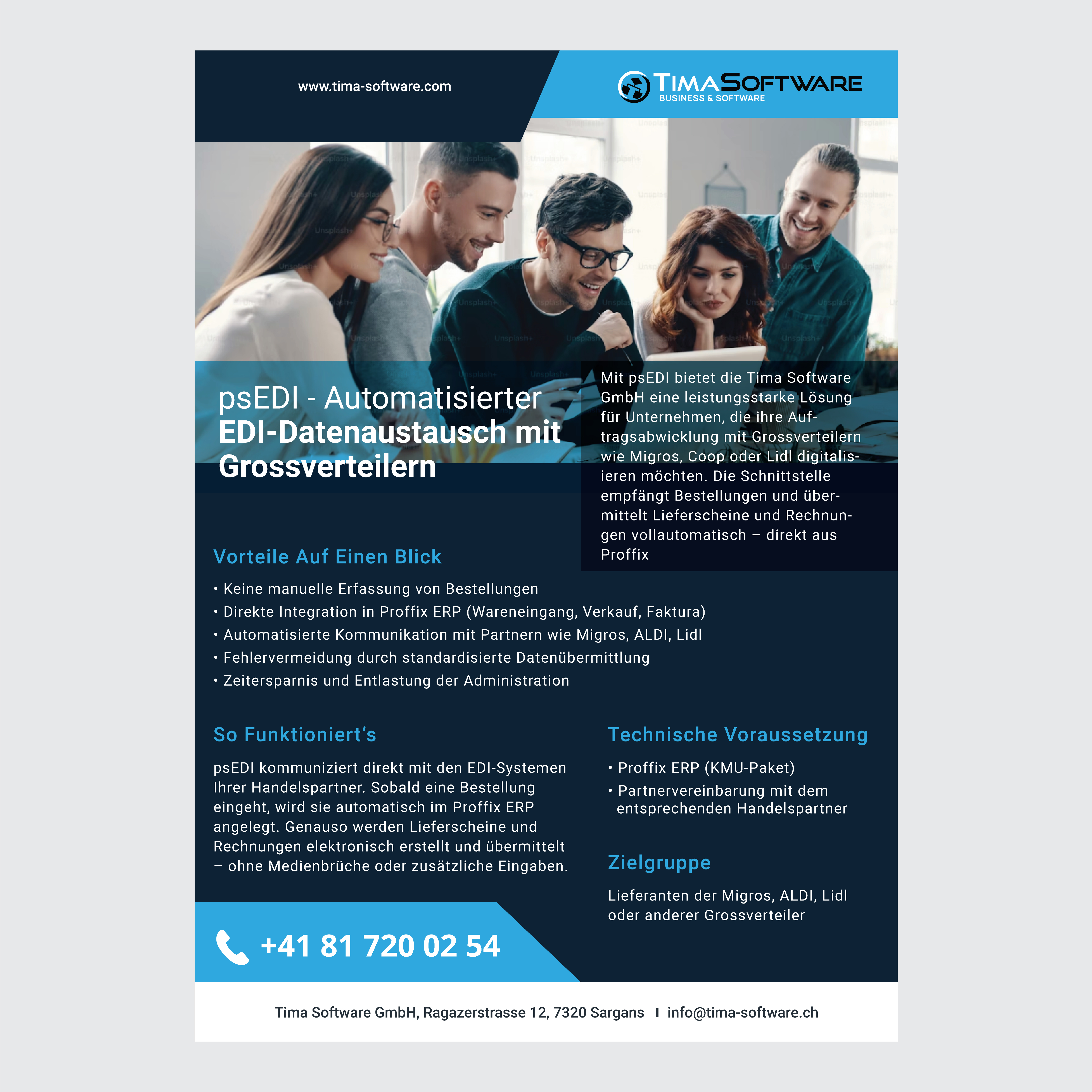 Flyer Design by Ambarwati Yuliana for ProSim GmbH | Design #35671451