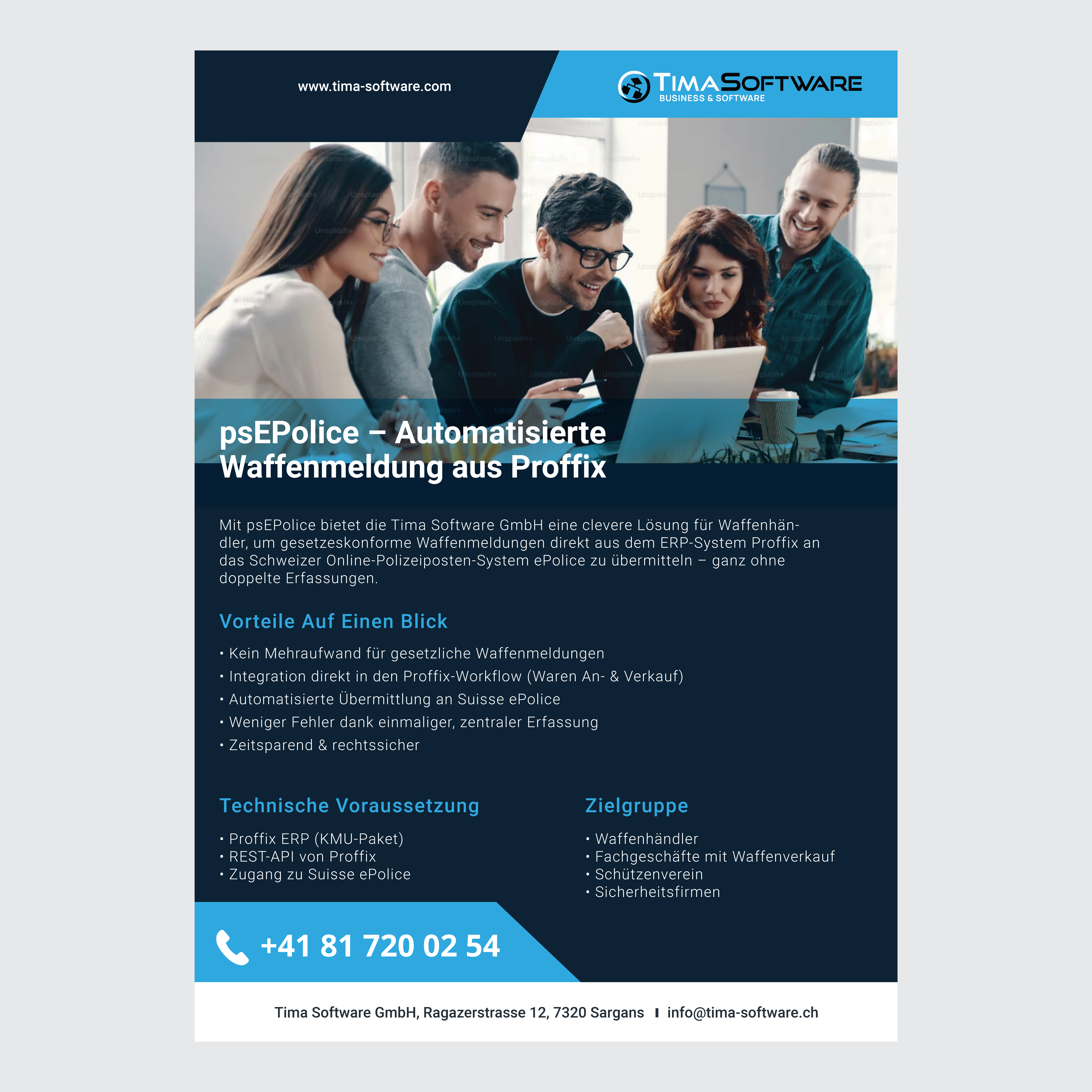 Flyer Design by Ambarwati Yuliana for ProSim GmbH | Design #35671453
