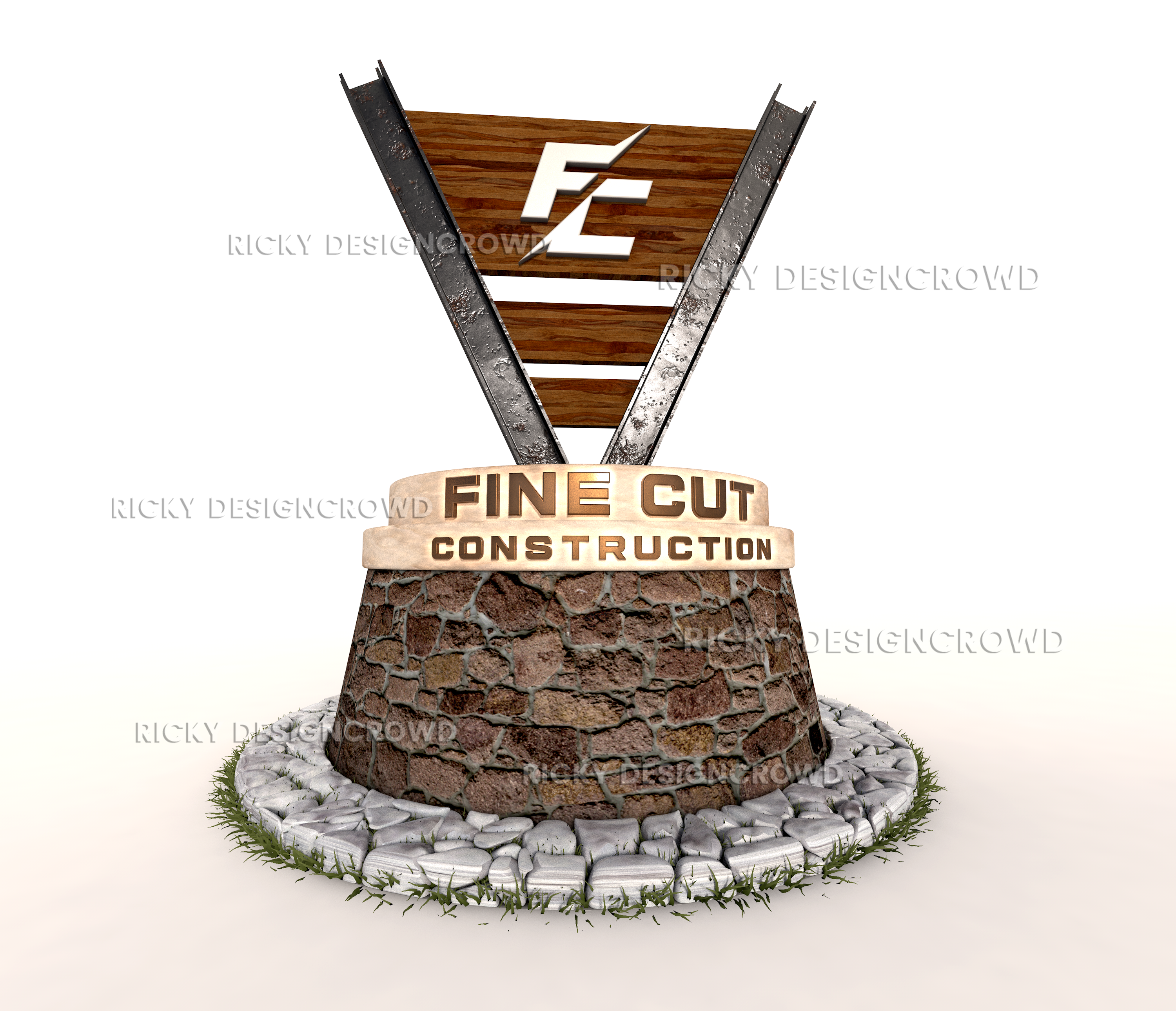 3D Design by Rickyy for Fine Cut Construction | Design #35688516