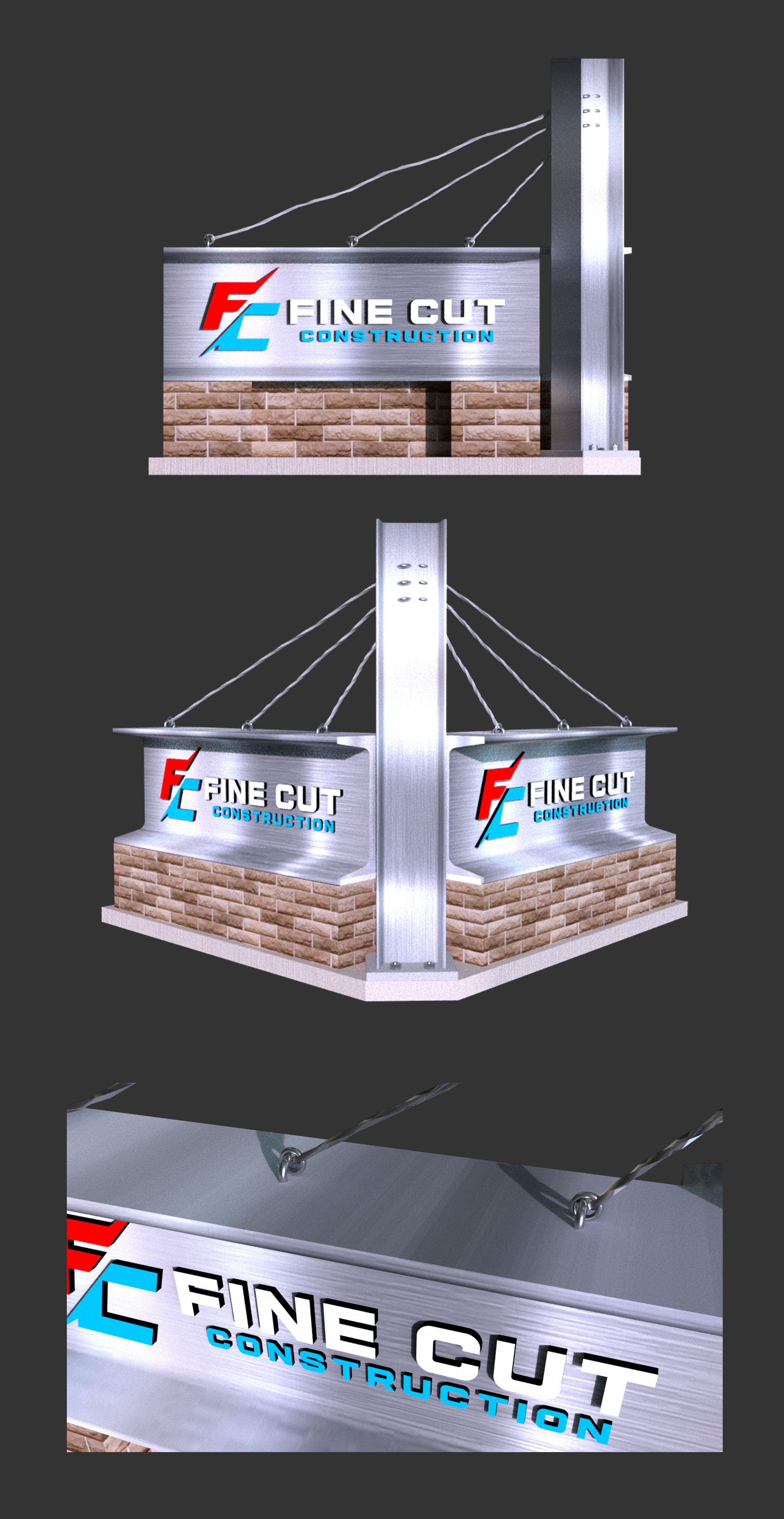 3D Design by Creative D2024 for Fine Cut Construction | Design #35681434