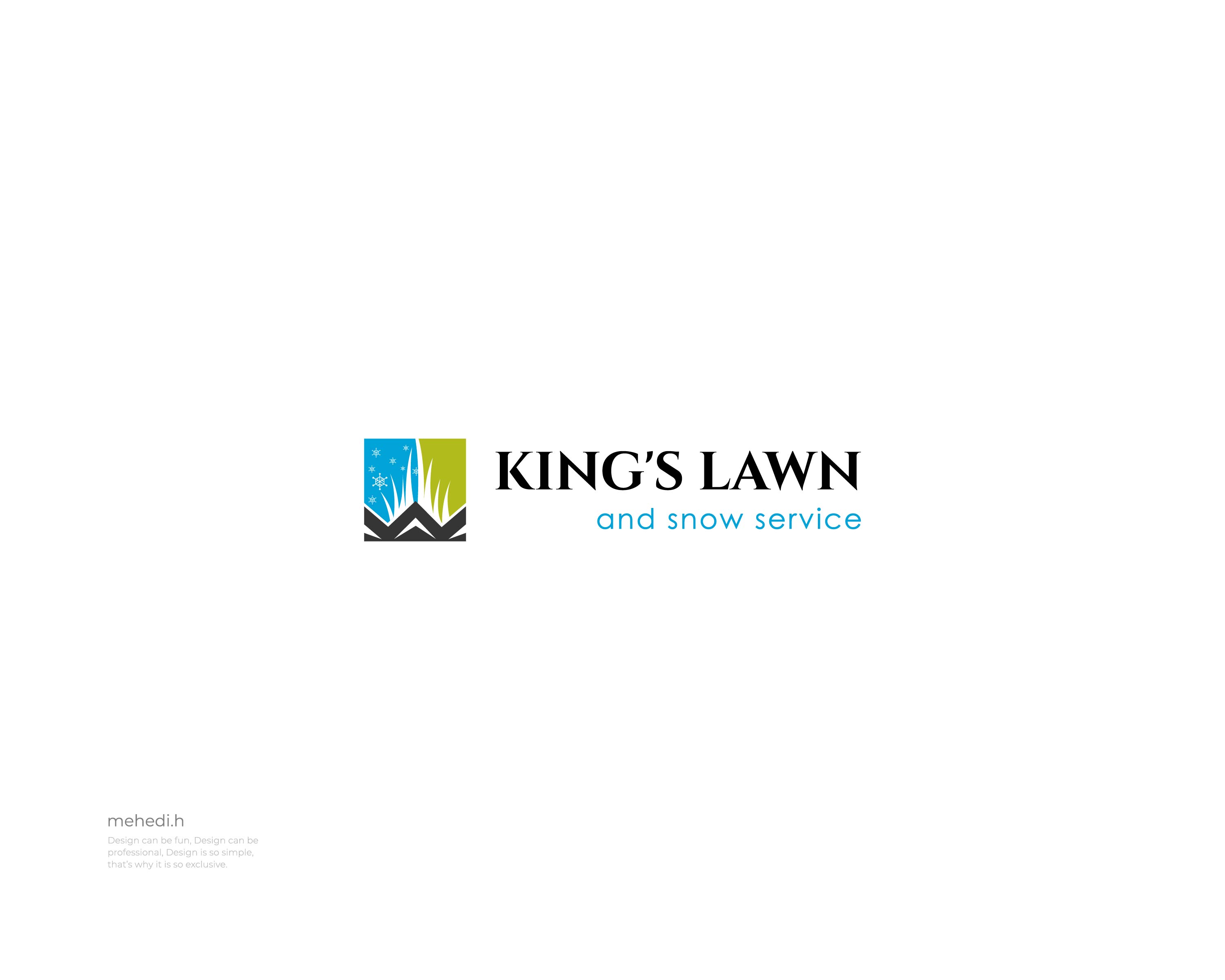 Logo-Design von mehedi.h für King's LawnCare | Design #35729975