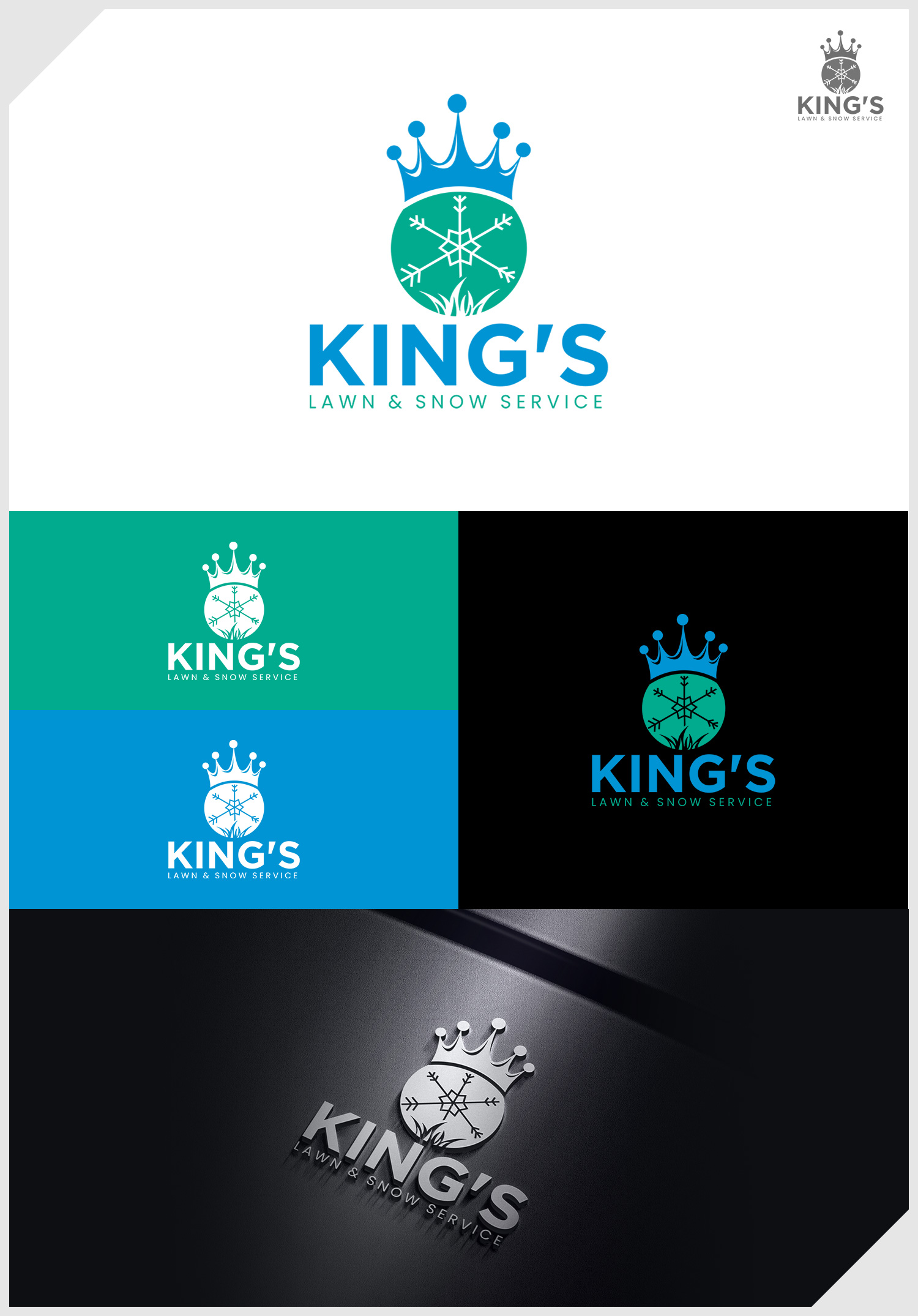 Logo-Design von IDesign1606 für King's LawnCare | Design #35731905