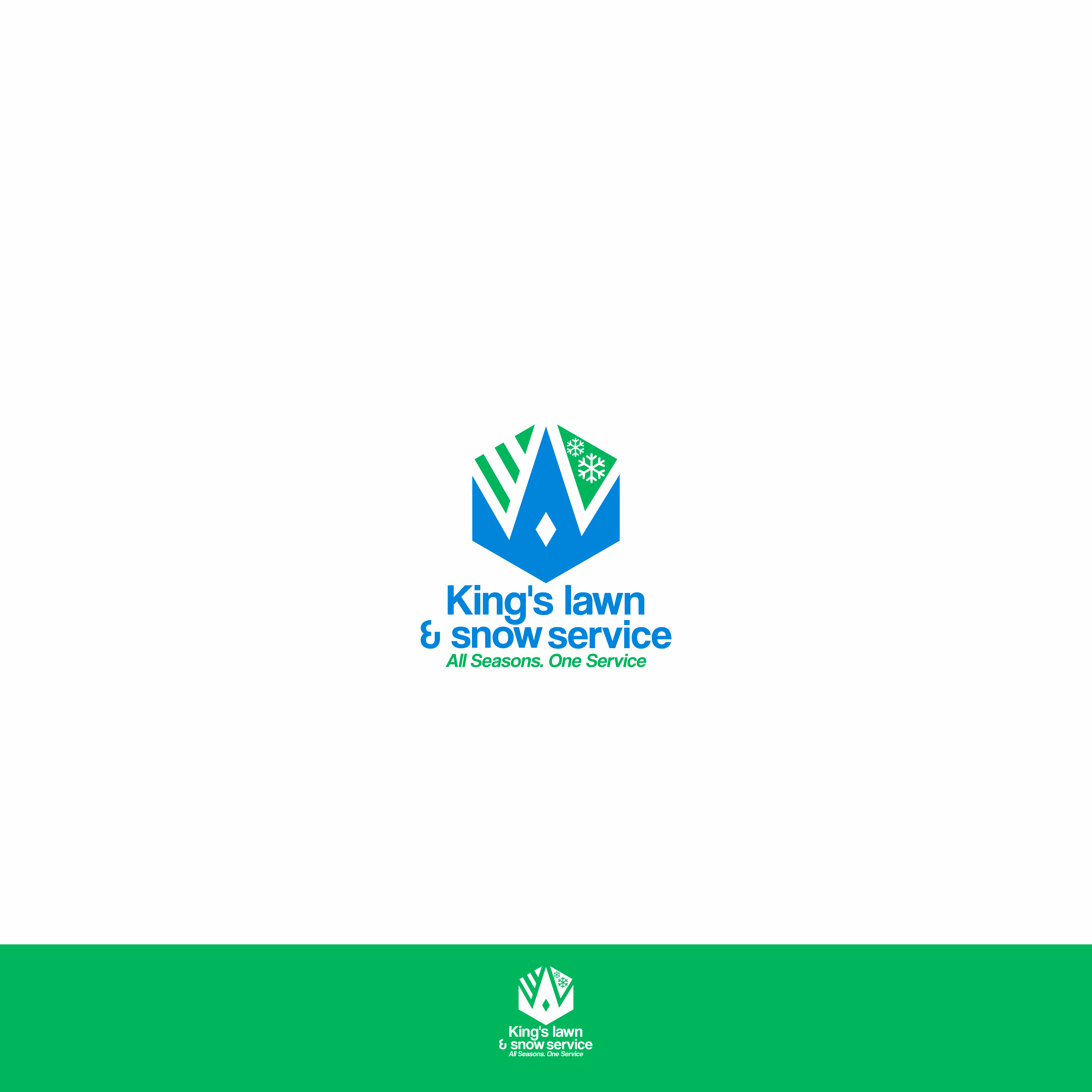 Logo Design by Oxomiya for King's LawnCare | Design #35726090