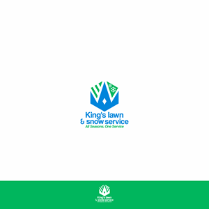 Logo Design by Oxomiya for King's LawnCare | Design: #35726090