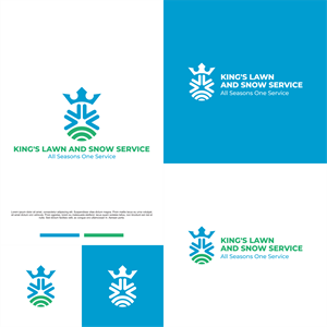 Logo Design by Nembelas Studio for King's LawnCare | Design #35729115