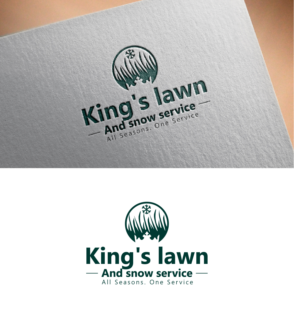 Diseño de Logo por fly  design para King's LawnCare | Diseño #35731586