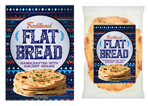 Label for flatbread