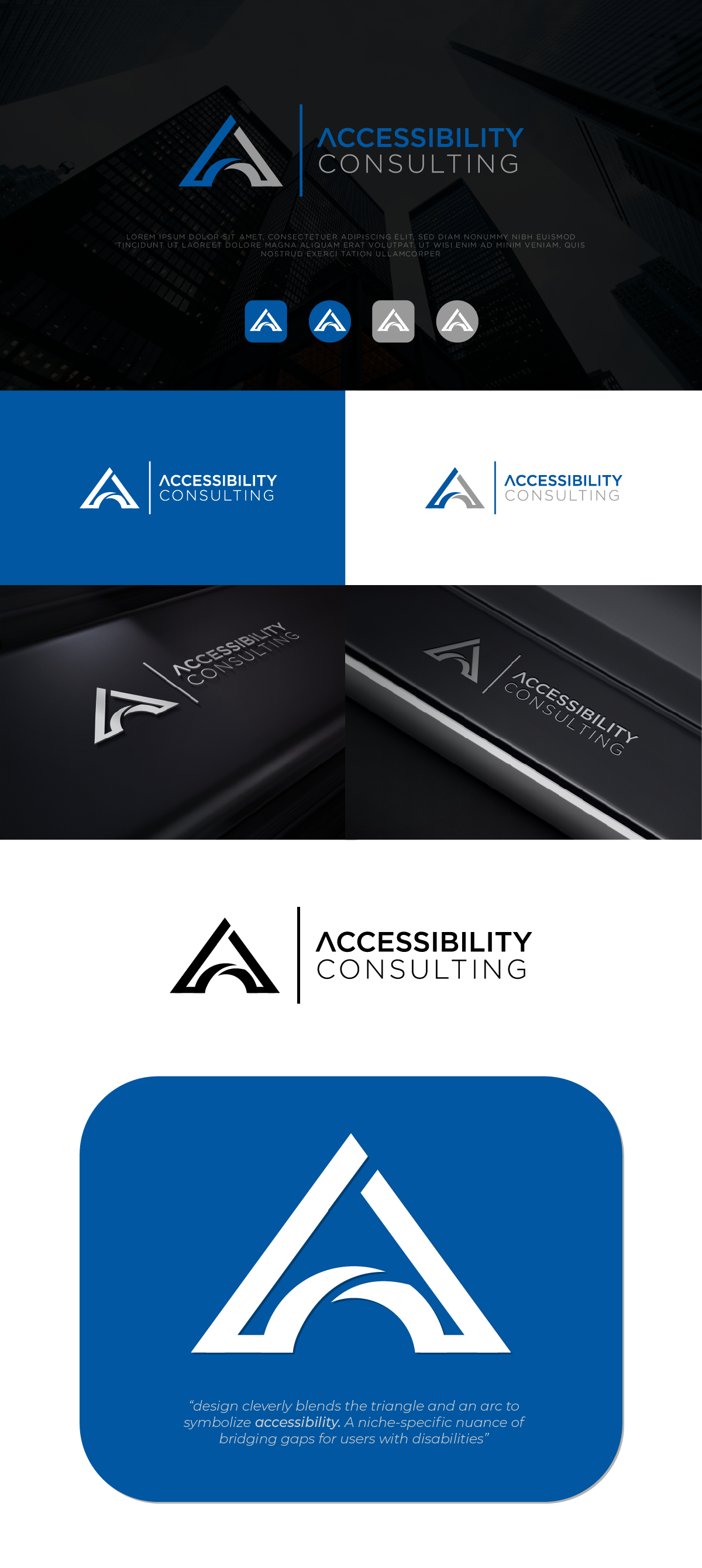 Logo Design by AlphabetZero.co.uk for Digital Accessibility Consulting LLC | Design #35670150