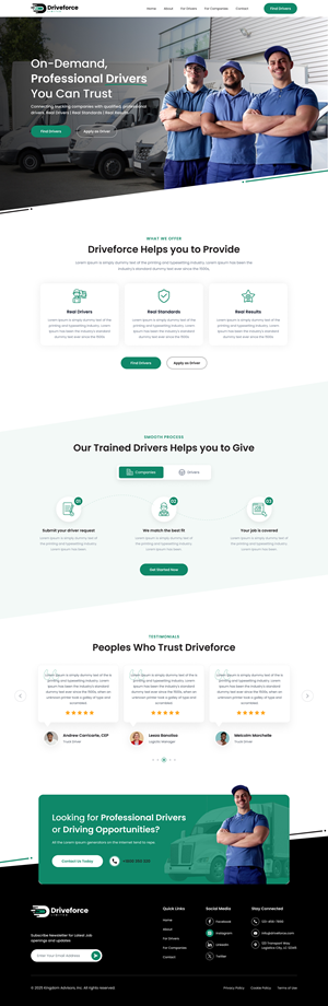 Web Design by Sbss for Pacem Limited | Design: #35675788