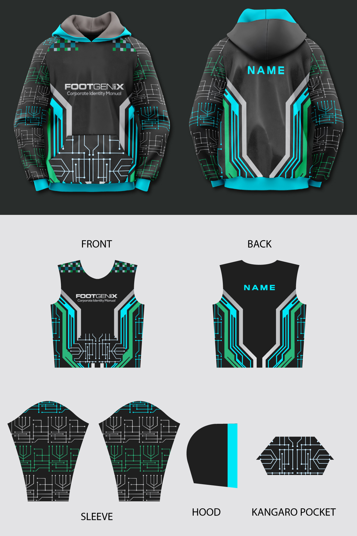 Bekleidung-Design von DesignPack für FOOTGENiX | Design #35737573