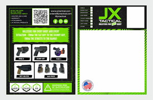 Packaging Design by SAMPA DUARI for JX Tactical | Design: #35681615