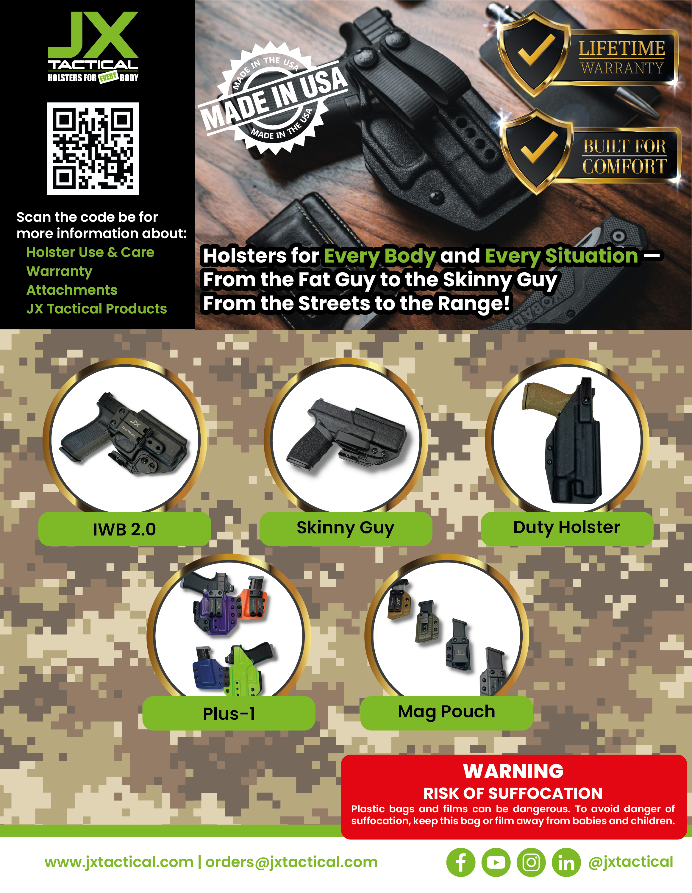 Packaging Design by Vyacheslav65 for JX Tactical | Design #35681409