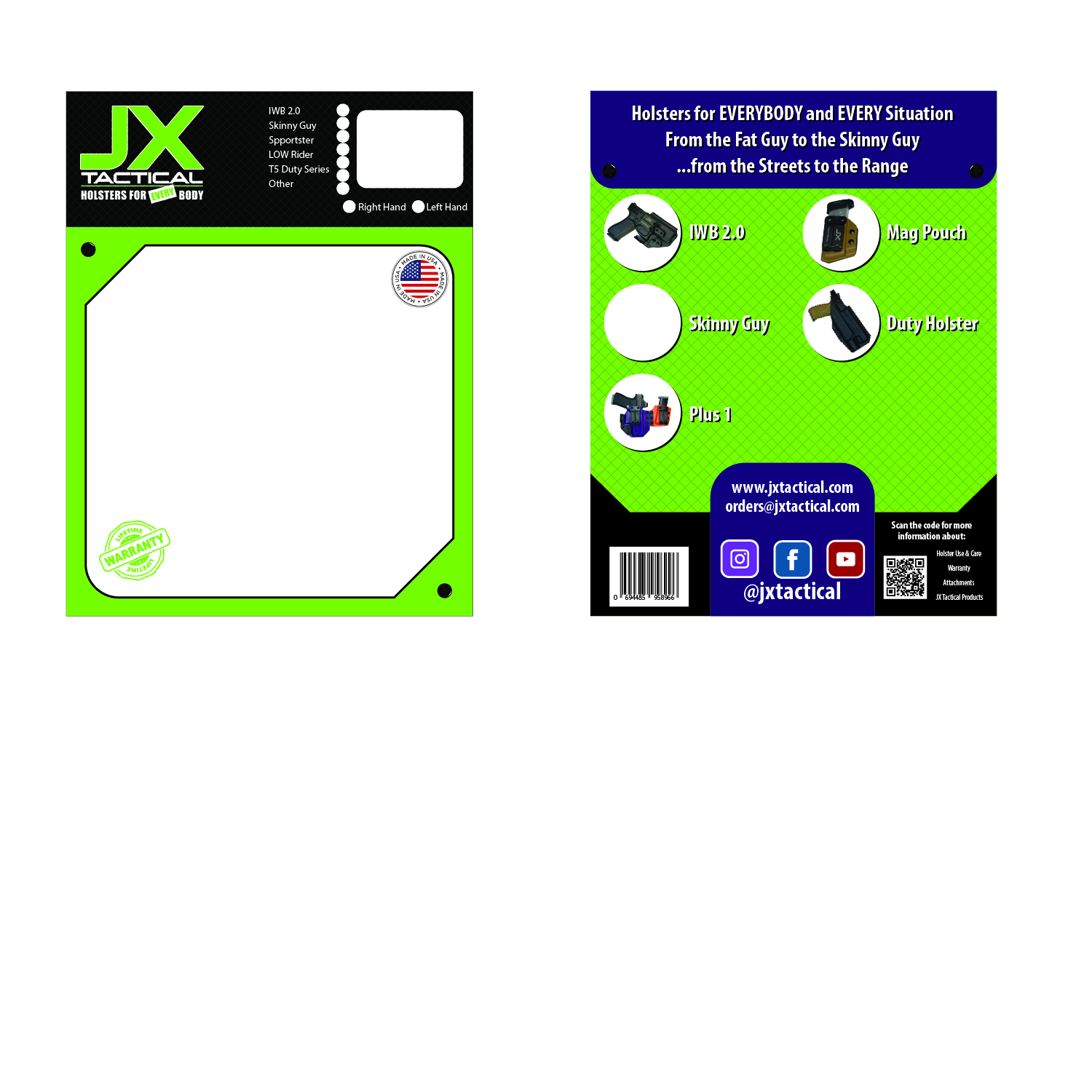 Packaging Design by Kings Bishop Design for JX Tactical | Design #35678548