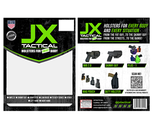 Verpackungs-Design von Lezette_G für JX Tactical | Design: #35691076