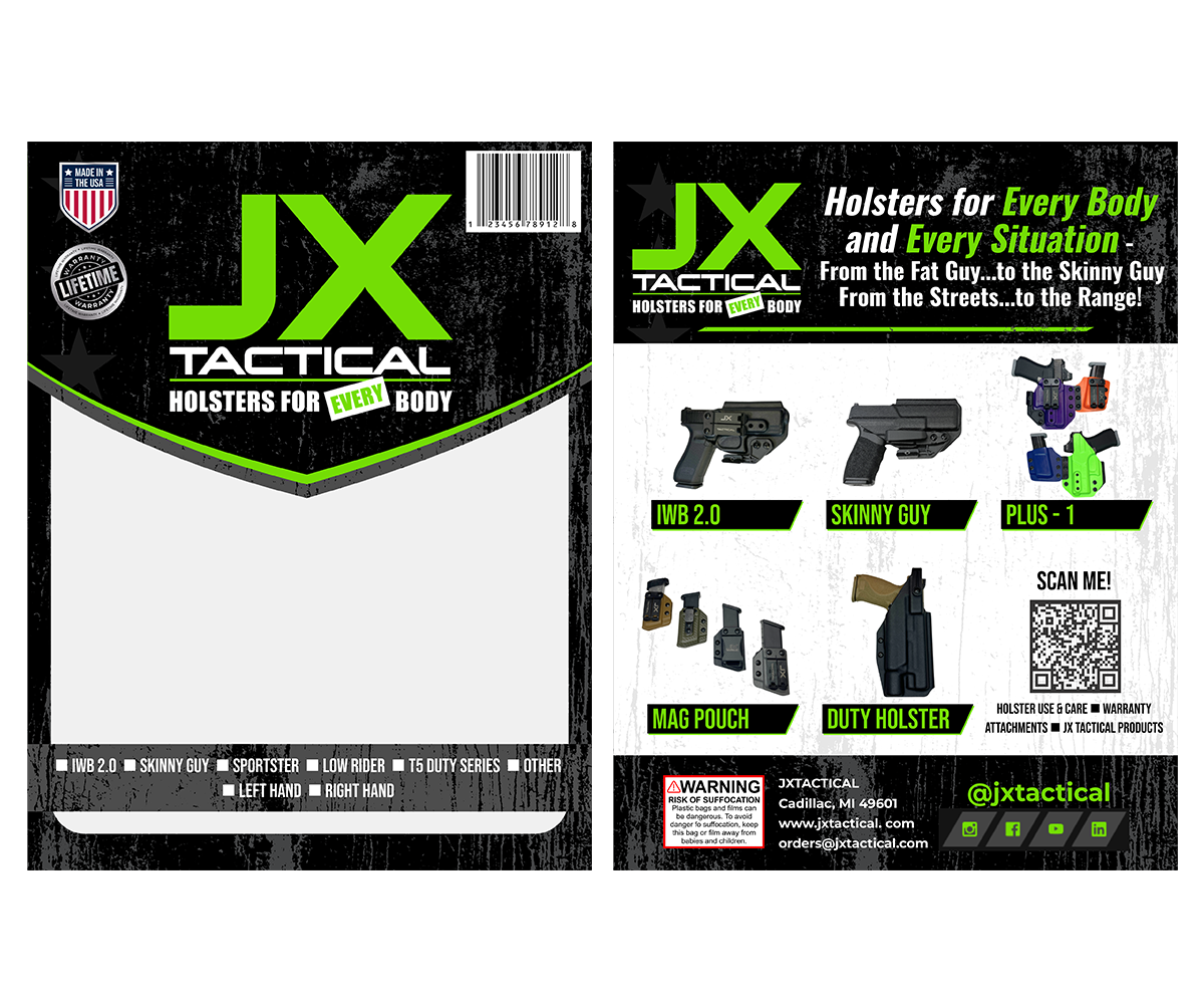 Packaging Design by Lezette_G for JX Tactical | Design: #35691521