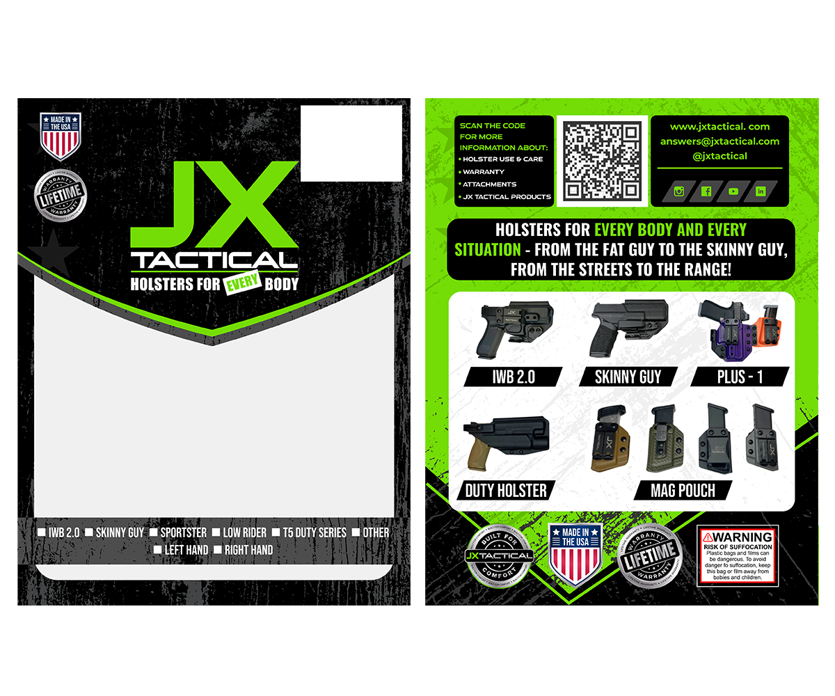 Packaging Design by Lezette_G for JX Tactical | Design #35715655