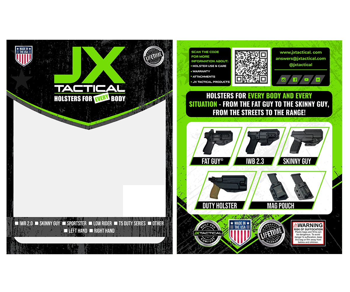 Packaging Design by Lezette_G for JX Tactical | Design #35718056
