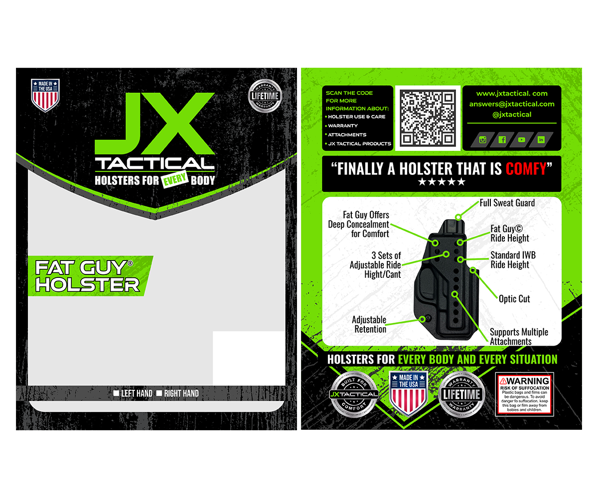 Diseño de Empaque por Lezette_G para JX Tactical | Diseño #35754554