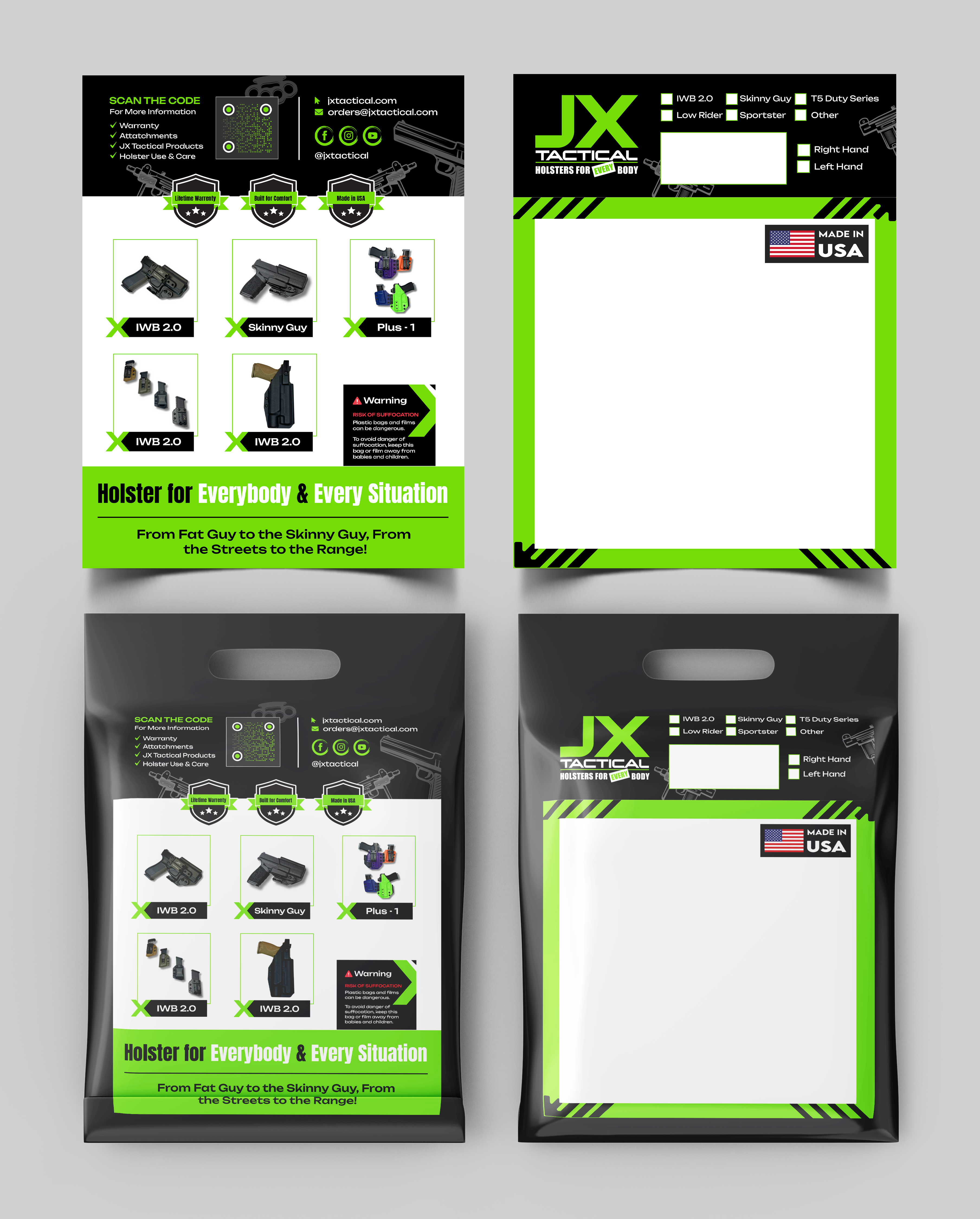 Verpackungs-Design von Graphic Guy für JX Tactical | Design #35696430