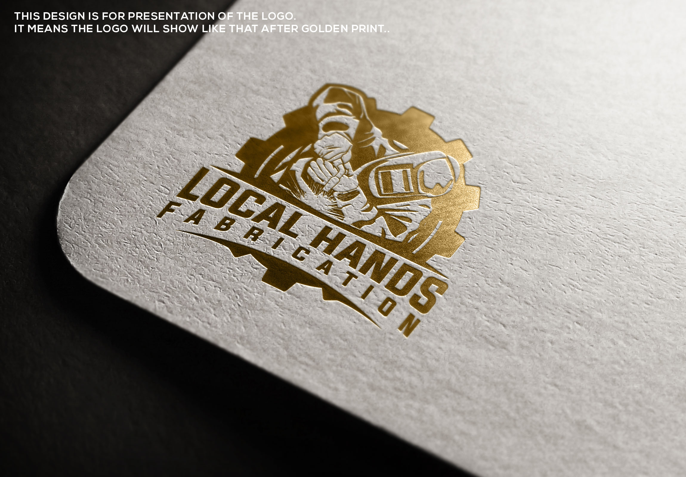 Logo Design by Rosalie.. for Local hands fabrication | Design #35686522
